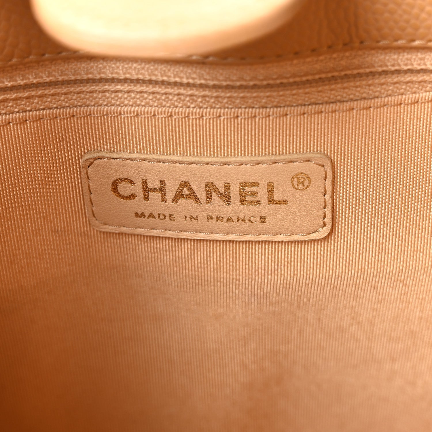 Chanel Caviar Quilted Petit Shopping Tote PST Dark Beige