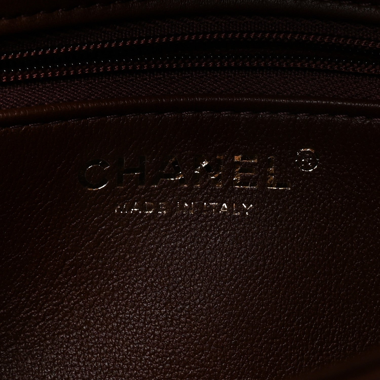 Chanel Shearling Lambskin Quilted Mini Furry Coco Flap Beige Dark Brown