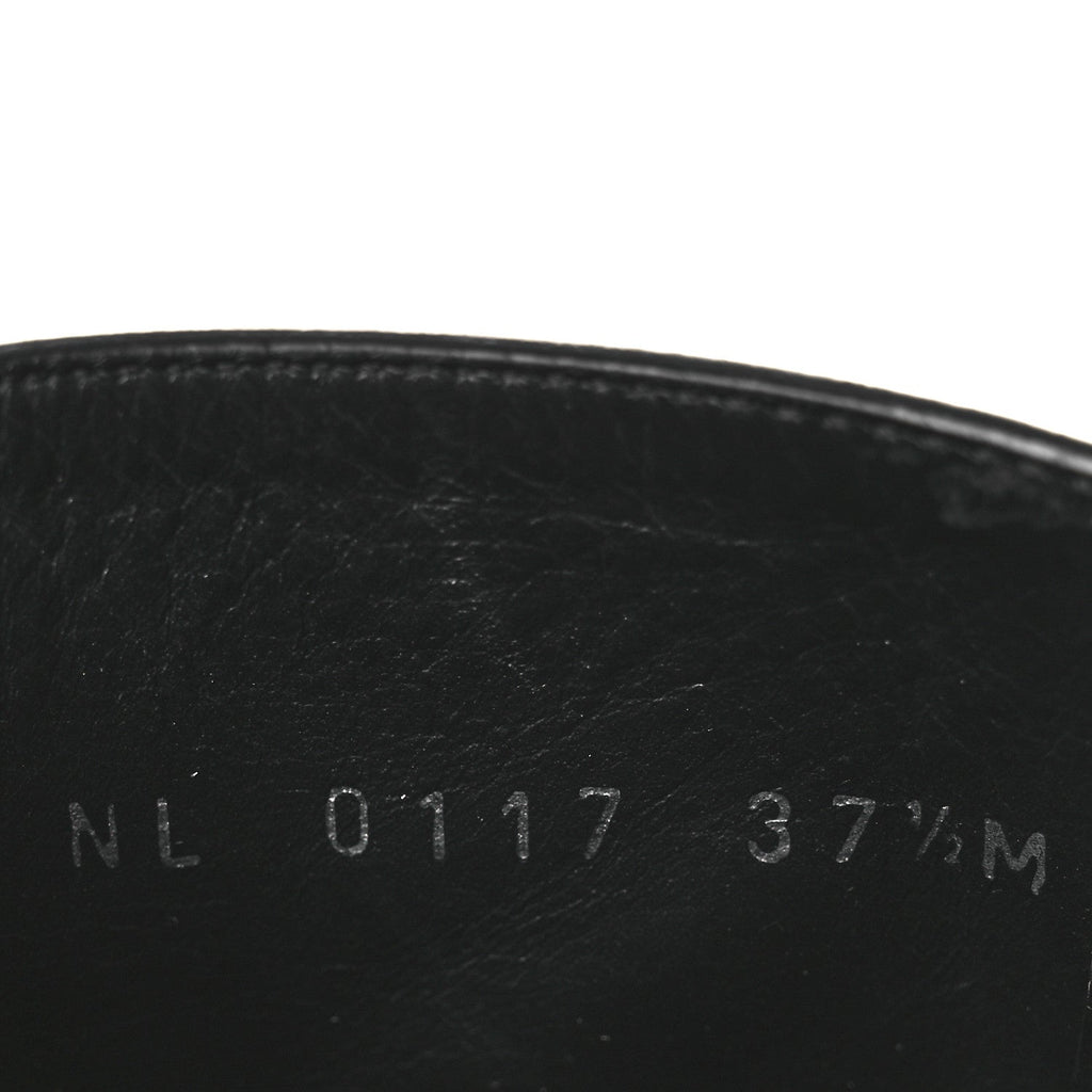 Louis Vuitton Calfskin Wonderland Ranger Boots 37.5 Black