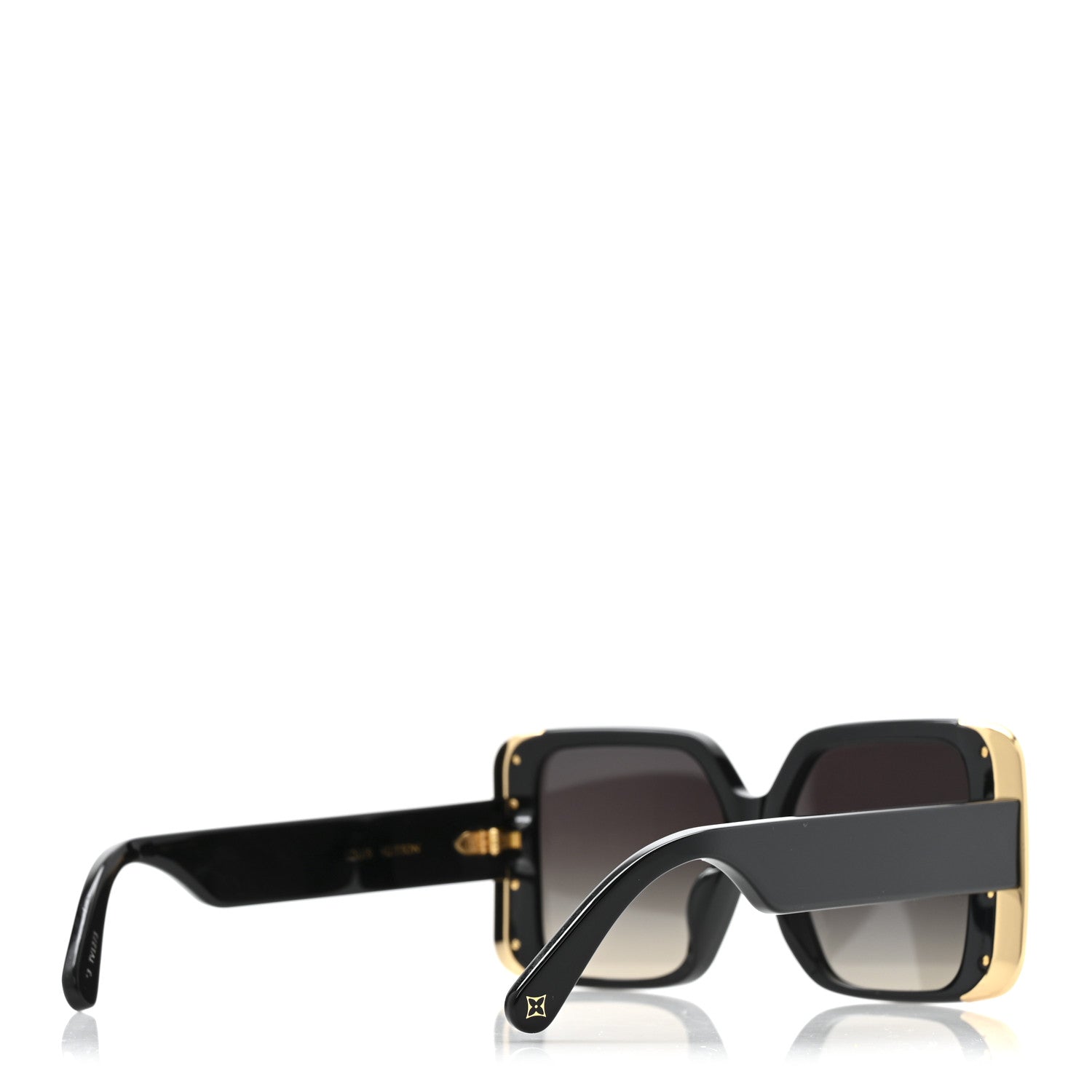 Louis Vuitton Acetate LV Moon Square Sunglasses Z1664W Black
