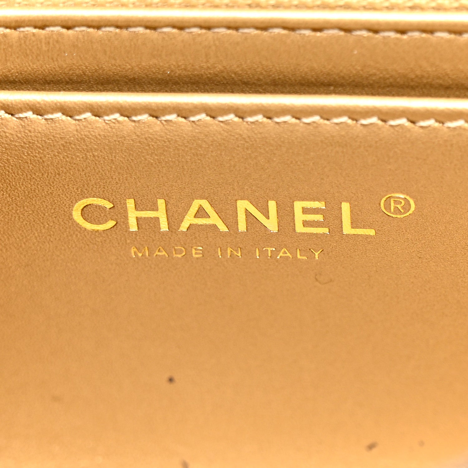 Chanel Lambskin Quilted Mini Rectangular Pearl Crush Flap Black