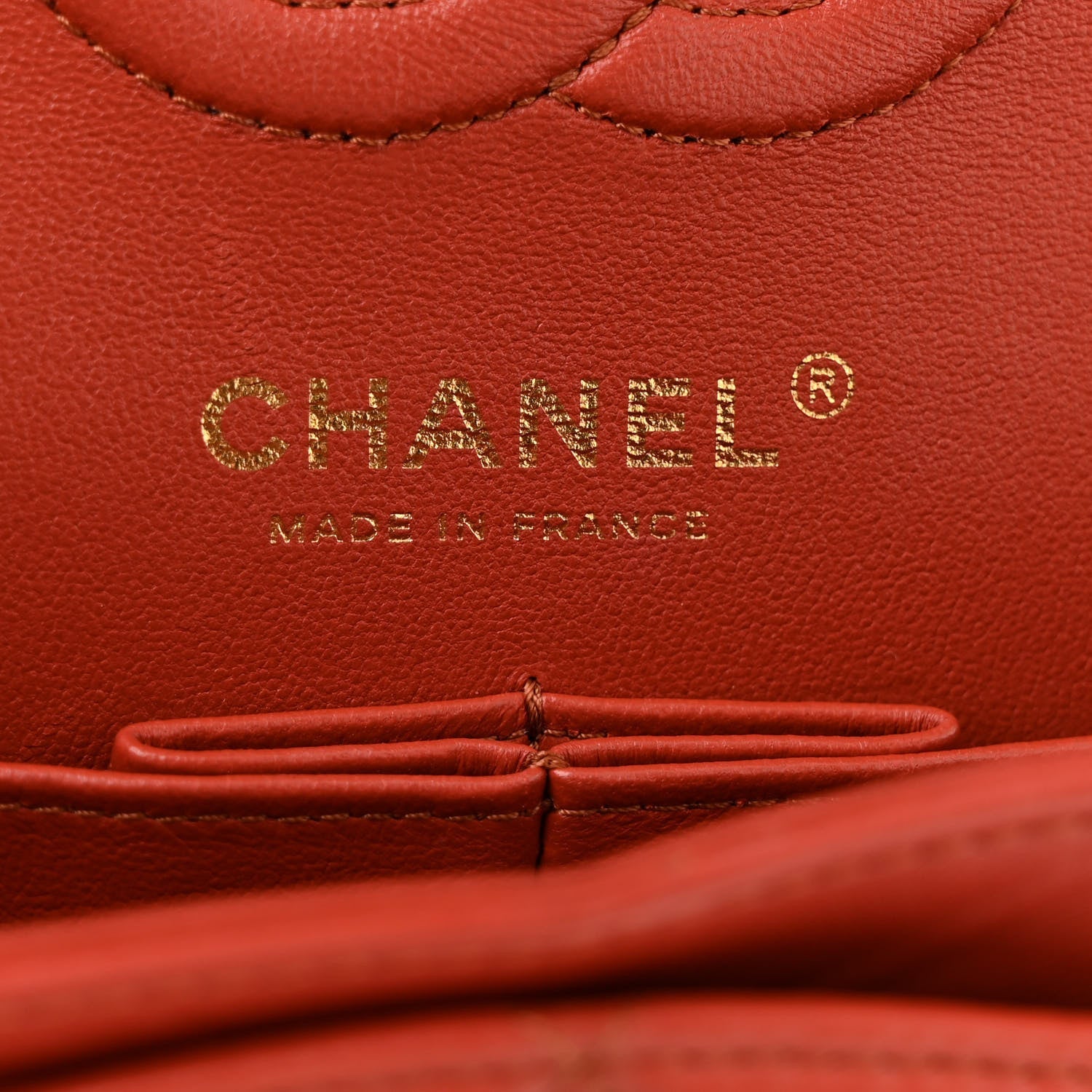 Chanel Lambskin Quilted Small Double Flap Red