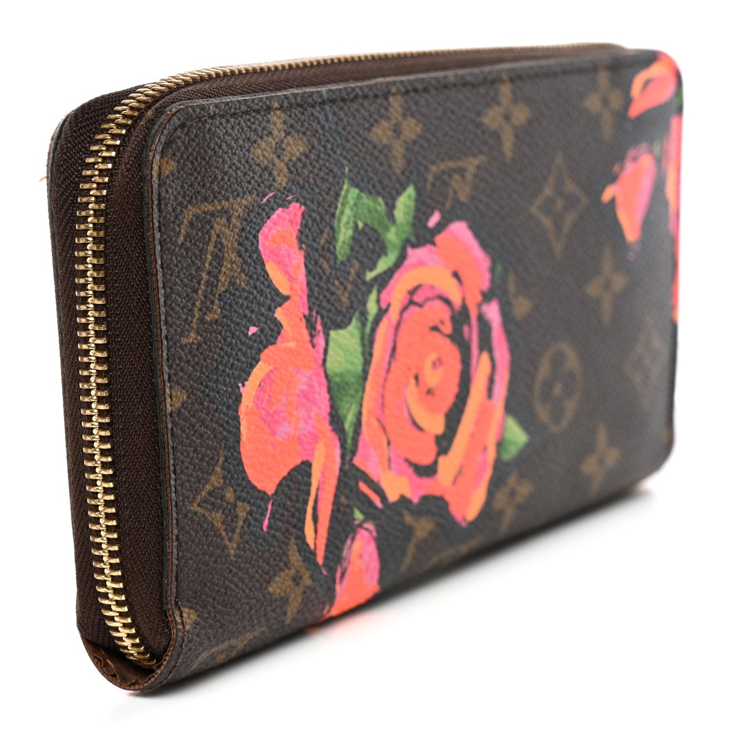 Louis Vuitton Monogram Roses Zippy Wallet
