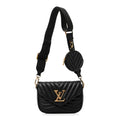 Louis Vuitton Calfskin New Wave Multi Pochette Black