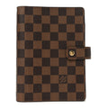 Louis Vuitton Damier Ebene Medium Ring Agenda Cover