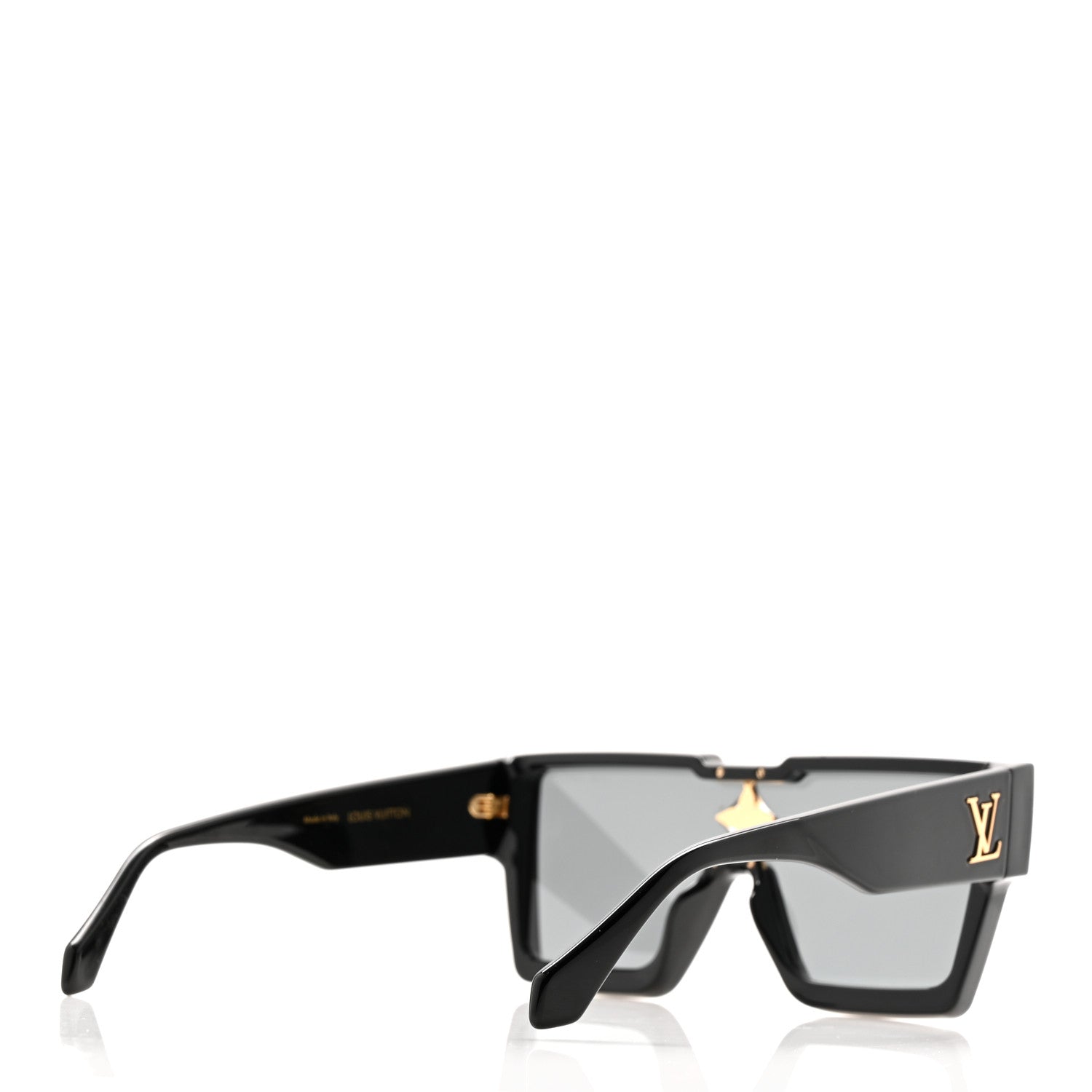 Louis Vuitton Acetate Swarovski Crystal Cyclone Sunglasses Z1578W Black