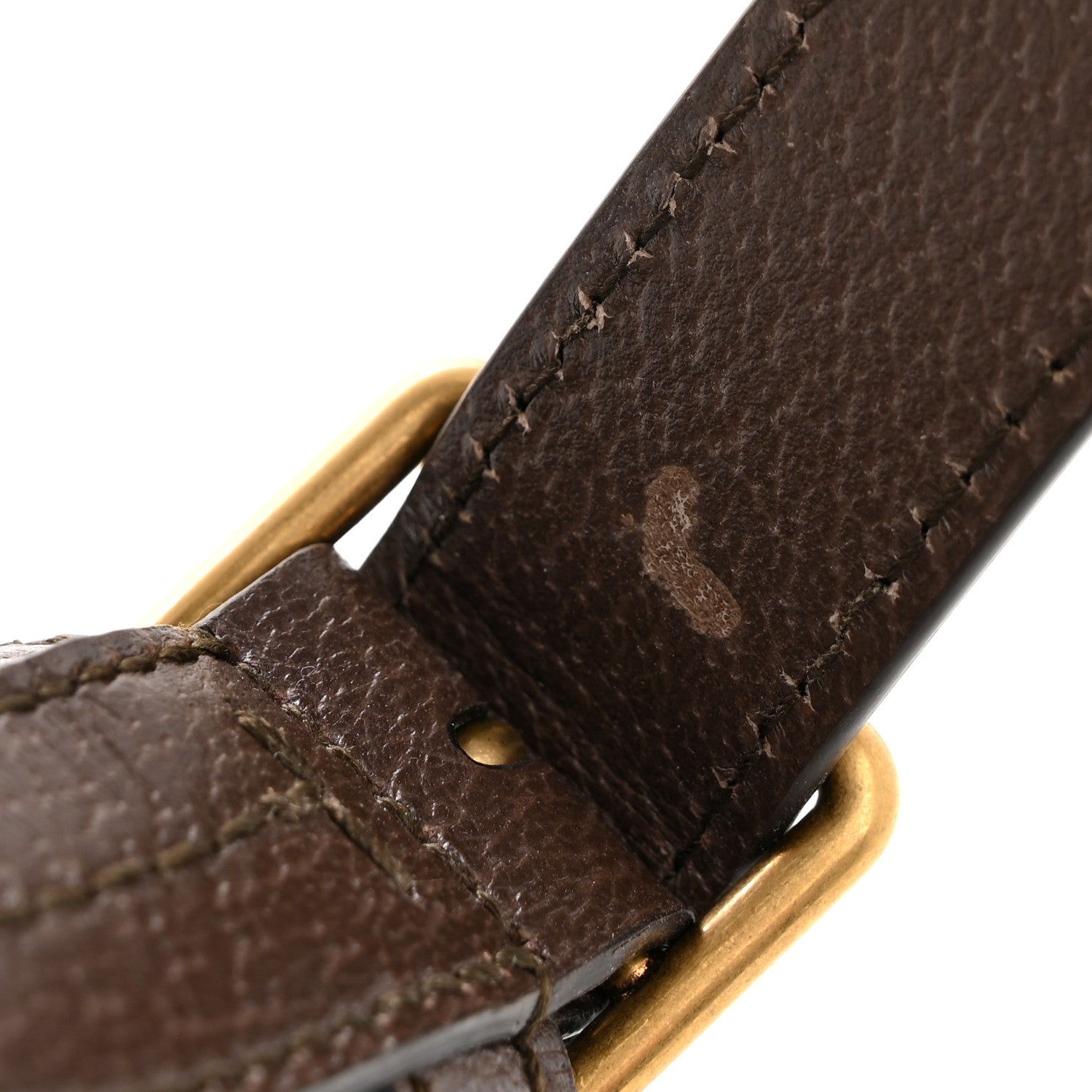 Gucci GG Supreme Monogram Web Small Ophidia Half Moon Hobo Brown
