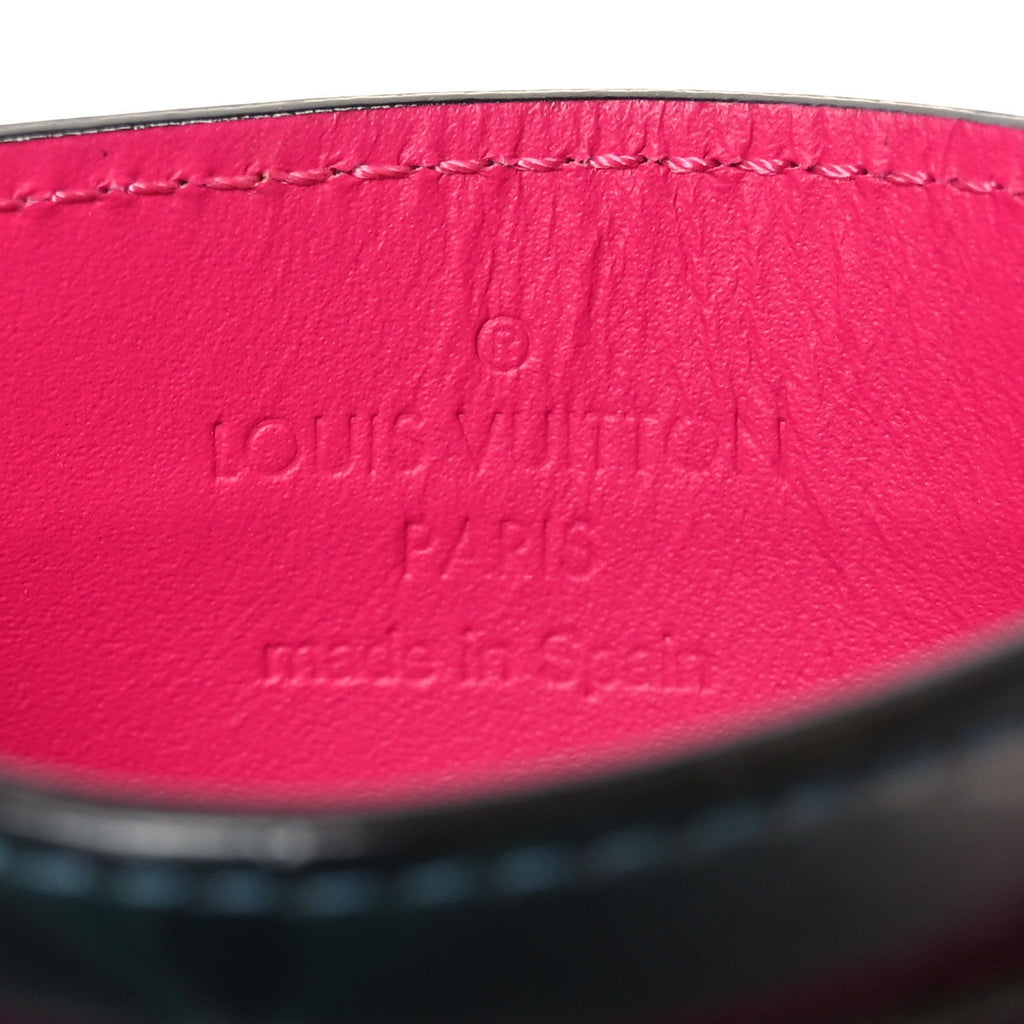 Louis Vuitton Metallic Vernis Degrade Card Holder Blue Pink