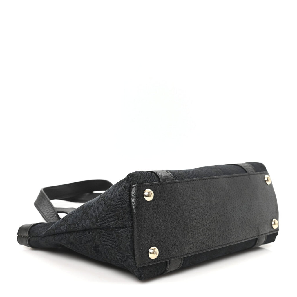 Gucci Monogram Small Abbey Tote Black