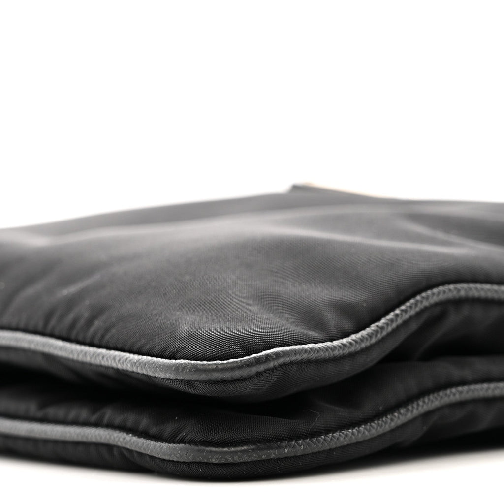 Prada Re-Nylon Saffiano Re-Edition 2000 Double Zip Crossbody Bag Black