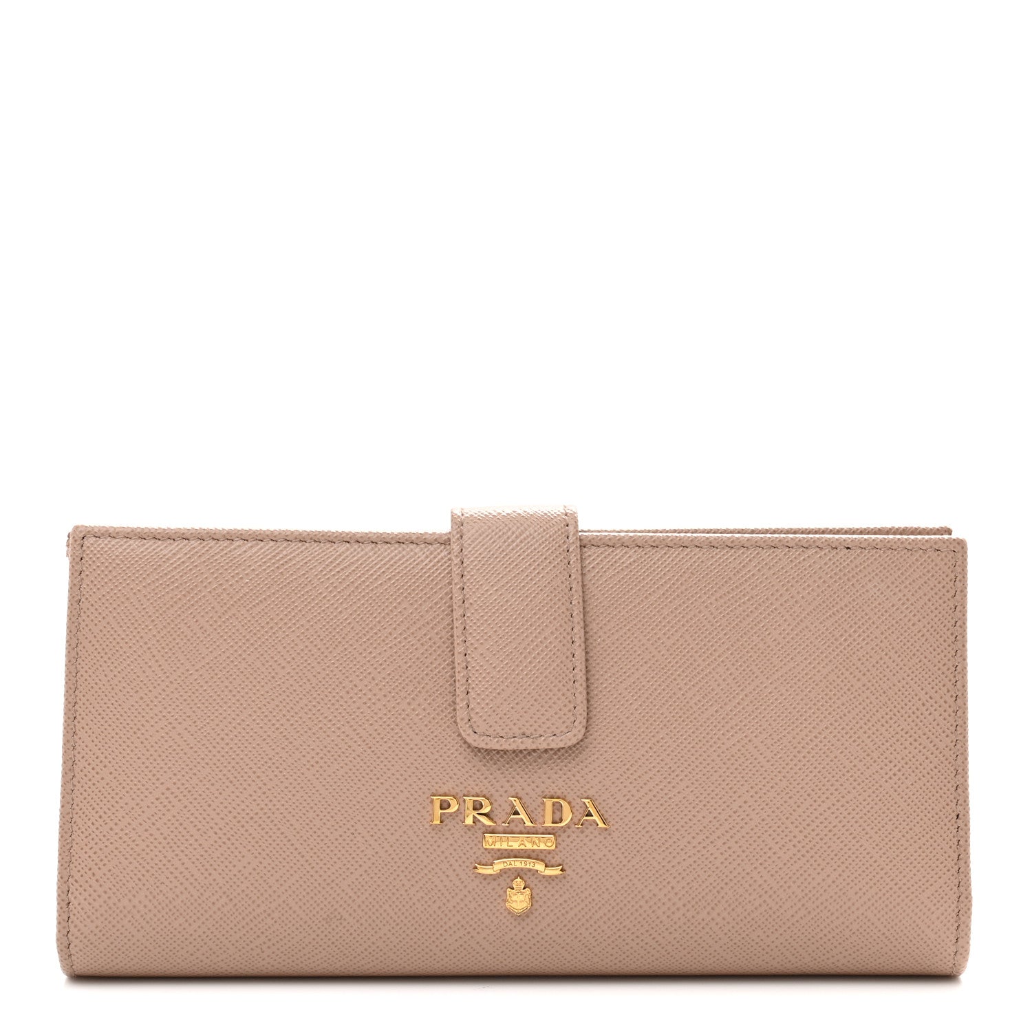 Prada Saffiano Metal Large Wallet Cipria