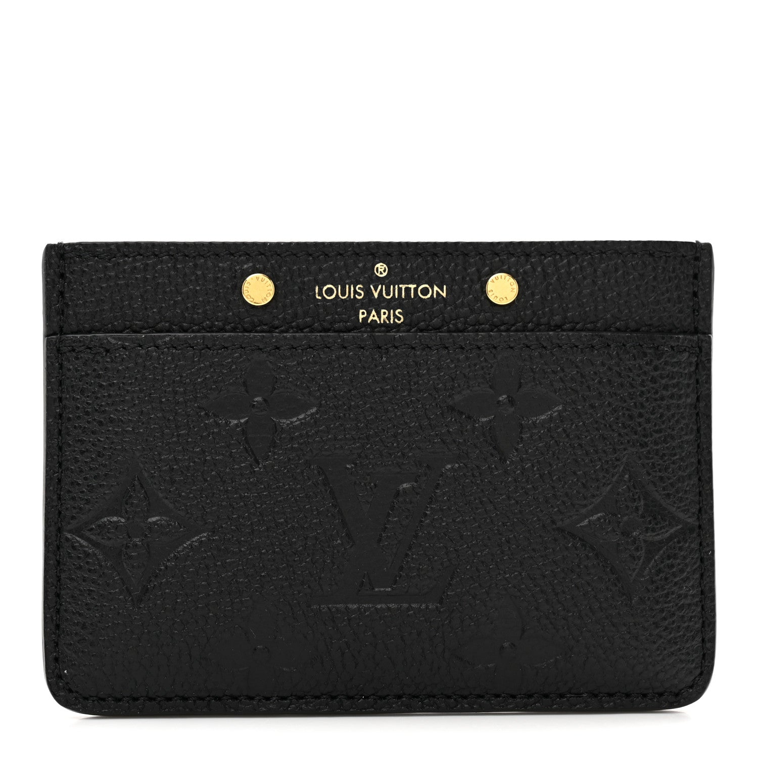 Louis Vuitton Empreinte Card Holder Black