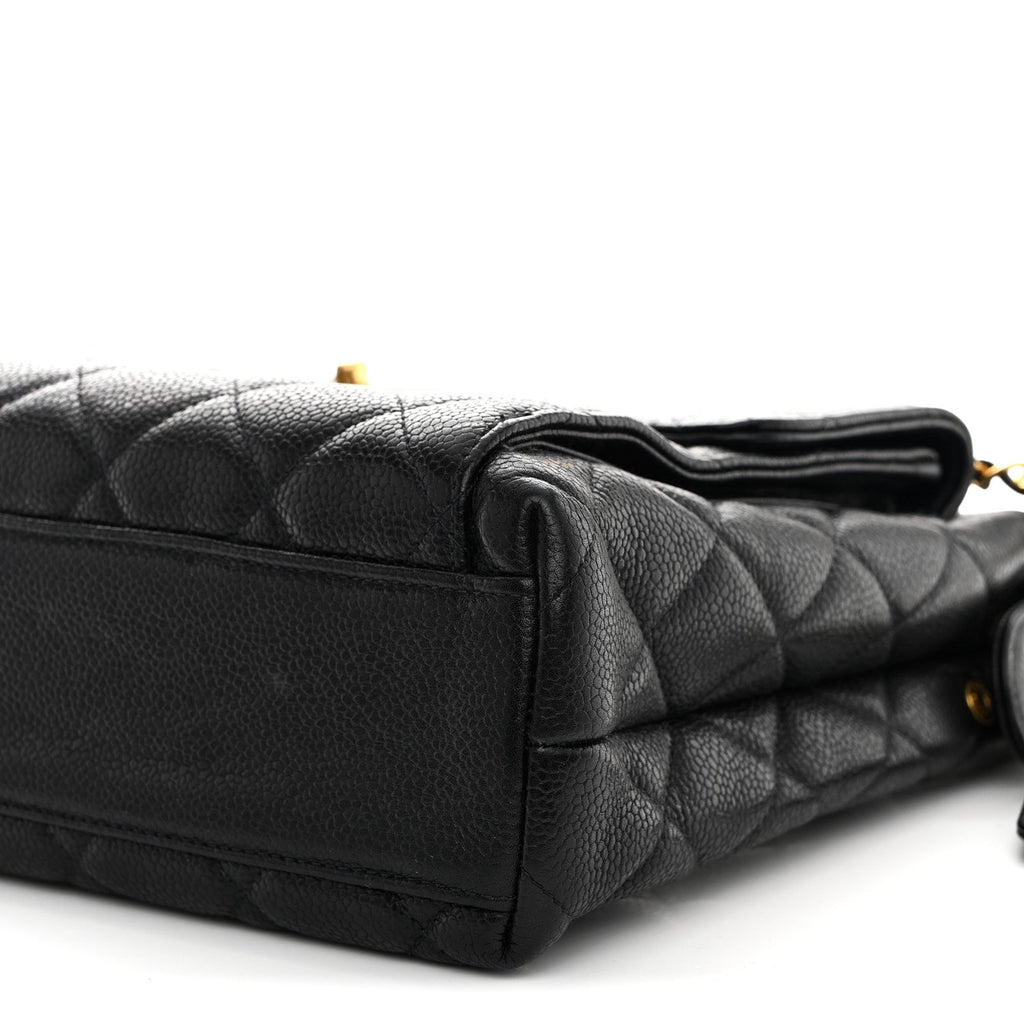 Chanel Caviar Quilted Flap Shoulder Bag Black