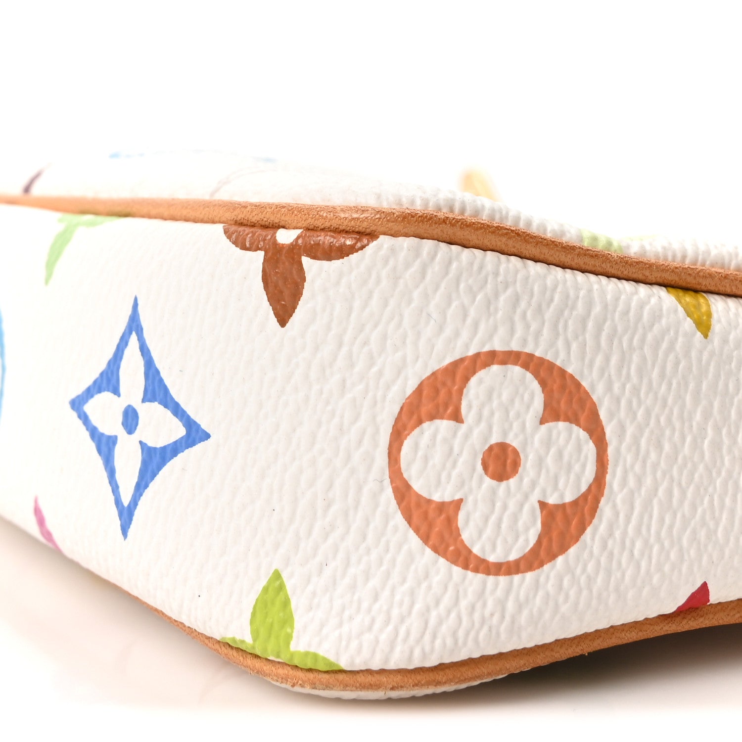 Louis Vuitton Monogram Multicolor Pochette Accessories White