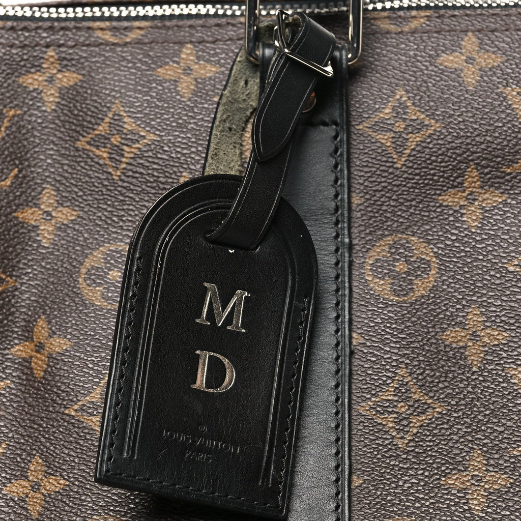 Louis Vuitton Monogram Macassar Keepall Bandouliere 55