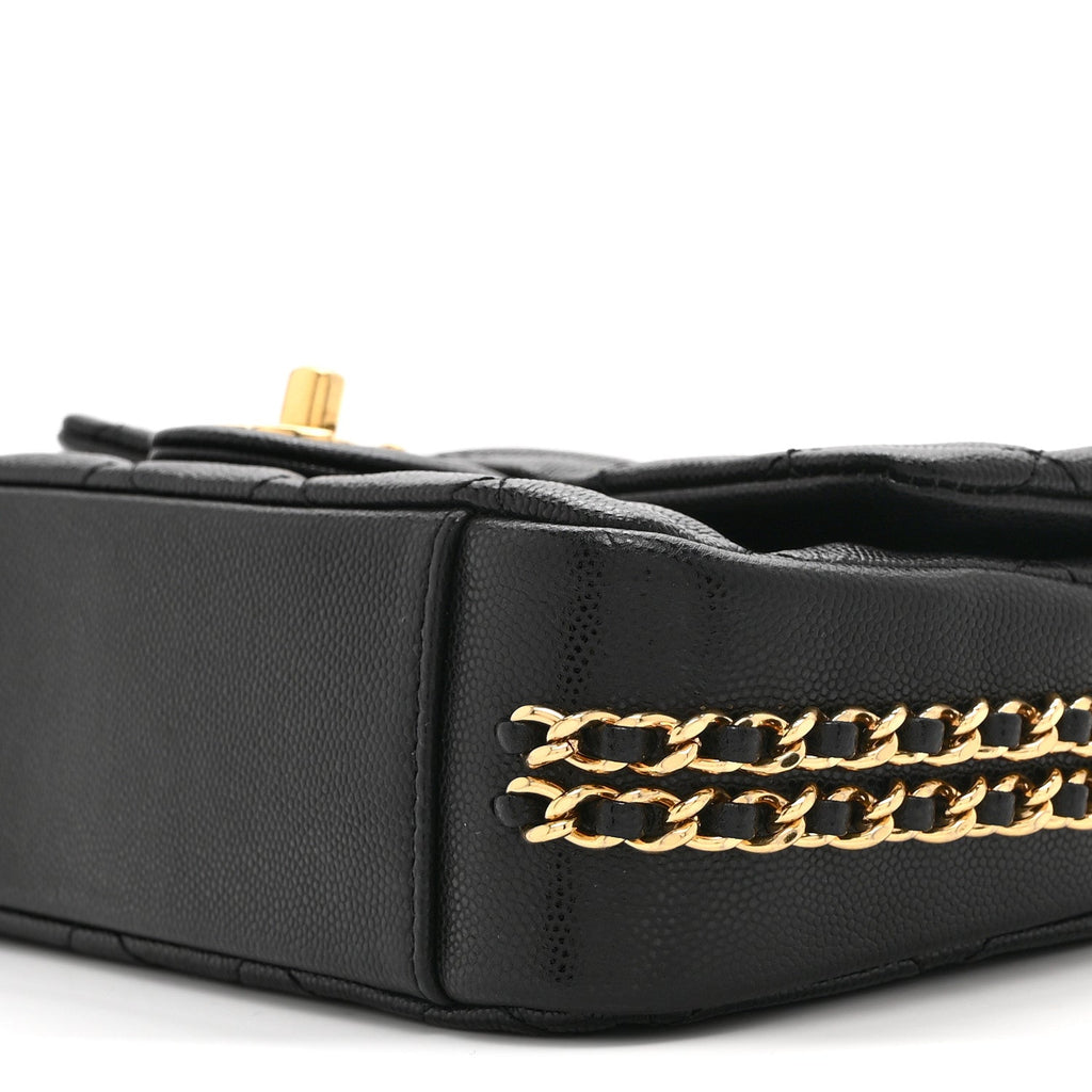 Chanel Caviar Quilted Mini CC You Flap Black