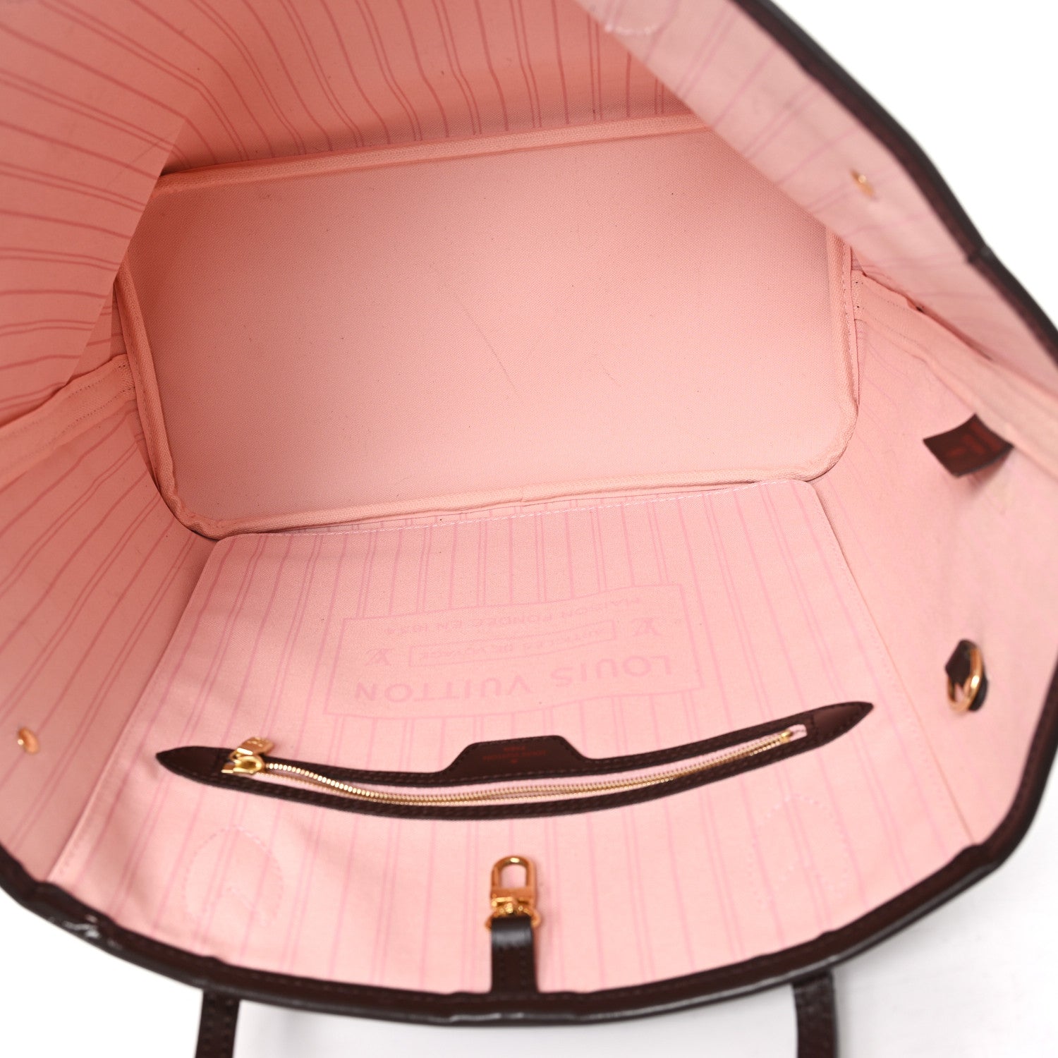 Louis Vuitton Damier Ebene Neo Neverfull MM Rose Ballerine