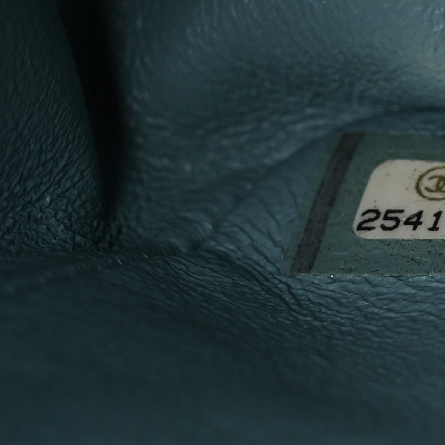 Chanel Iridescent Caviar Quilted Medium Double Flap Light Blue