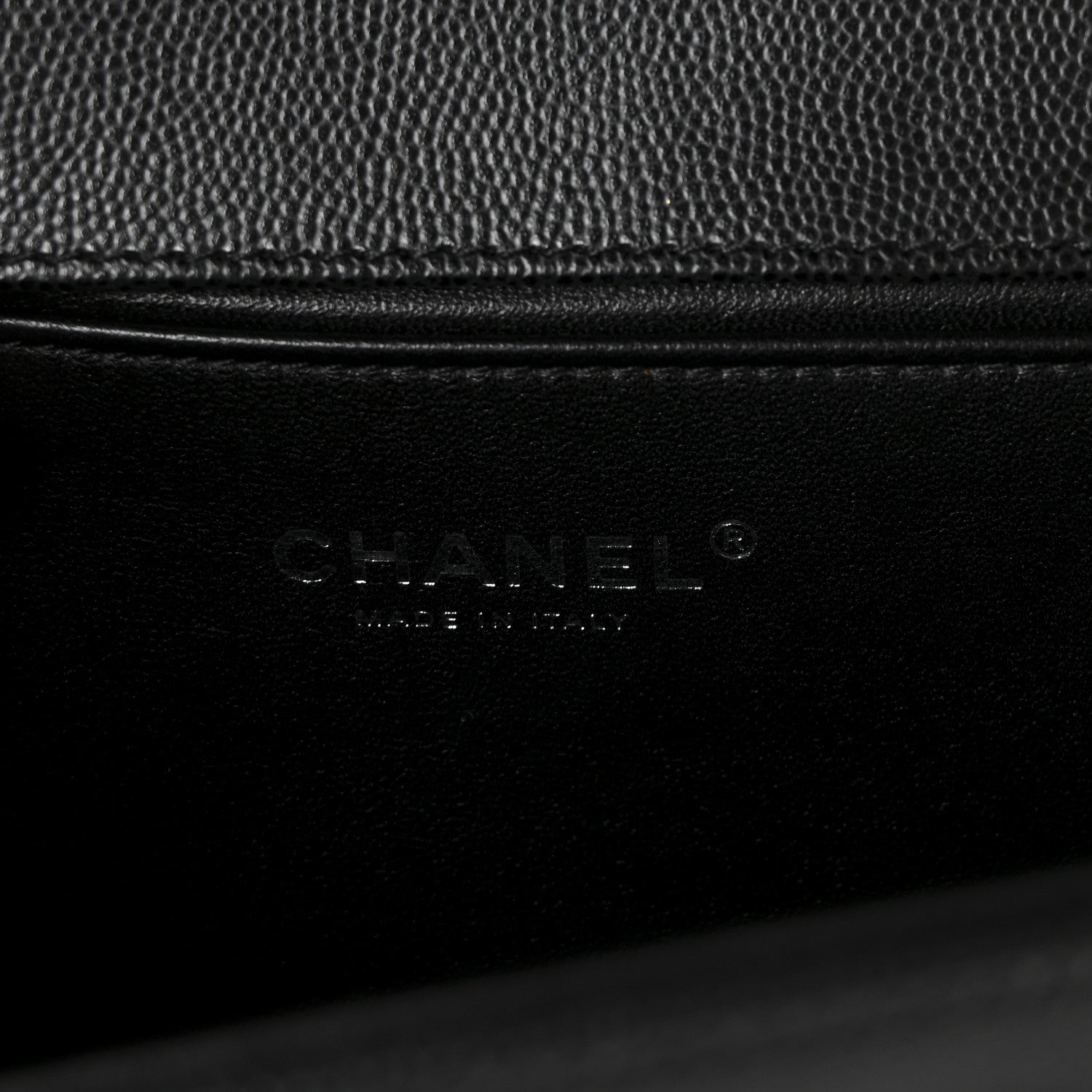 Chanel Caviar Quilted Medium Boy Flap Black