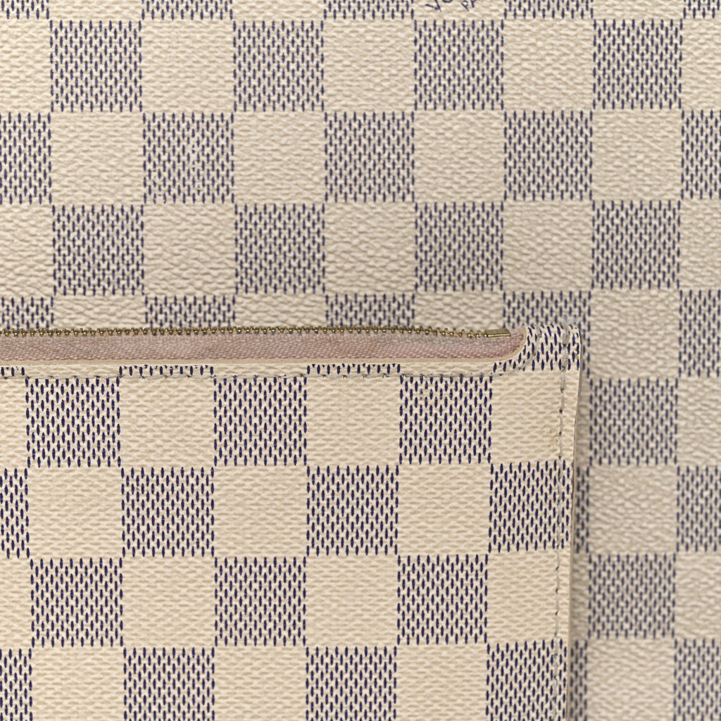 Louis Vuitton Damier Azur Neo Neverfull MM Rose Ballerine