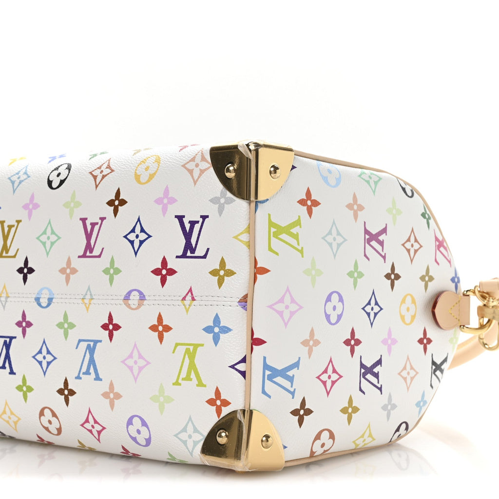 Louis Vuitton LV X TM Monogram Multicolor Speedy Soft 30 White