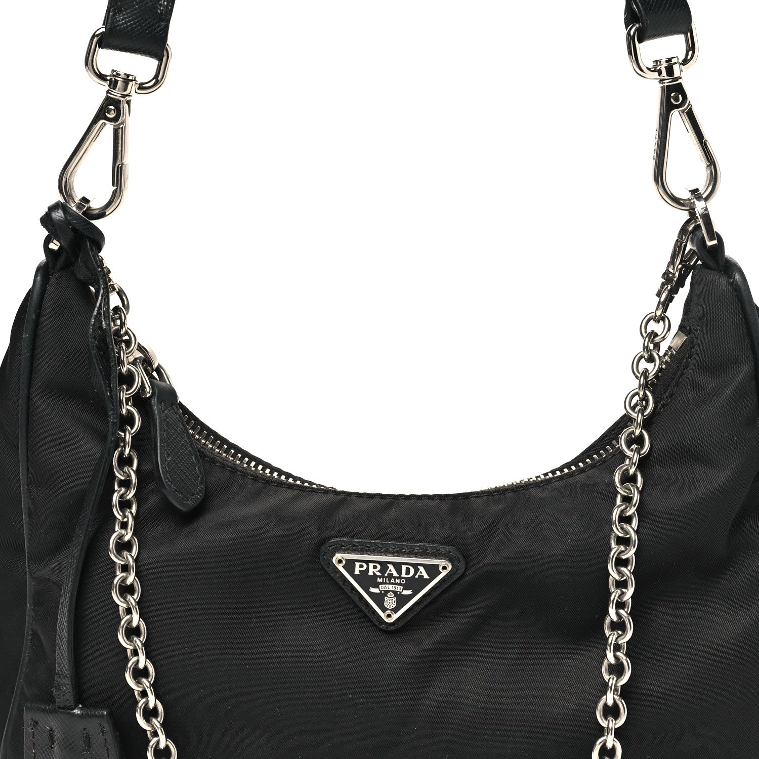 Prada Nylon Re-Edition 2005 Shoulder Bag Black