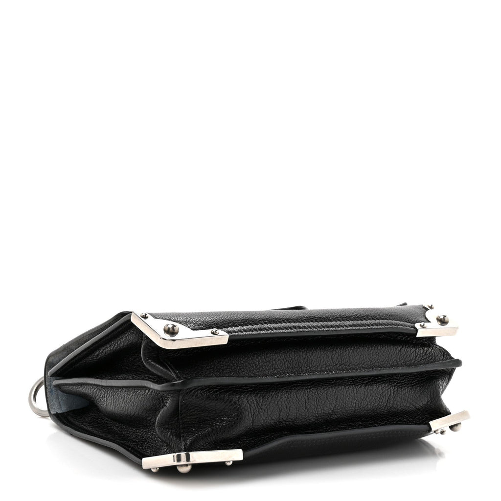 Prada Glace Calf Soft Cahier Bag Black Astrale