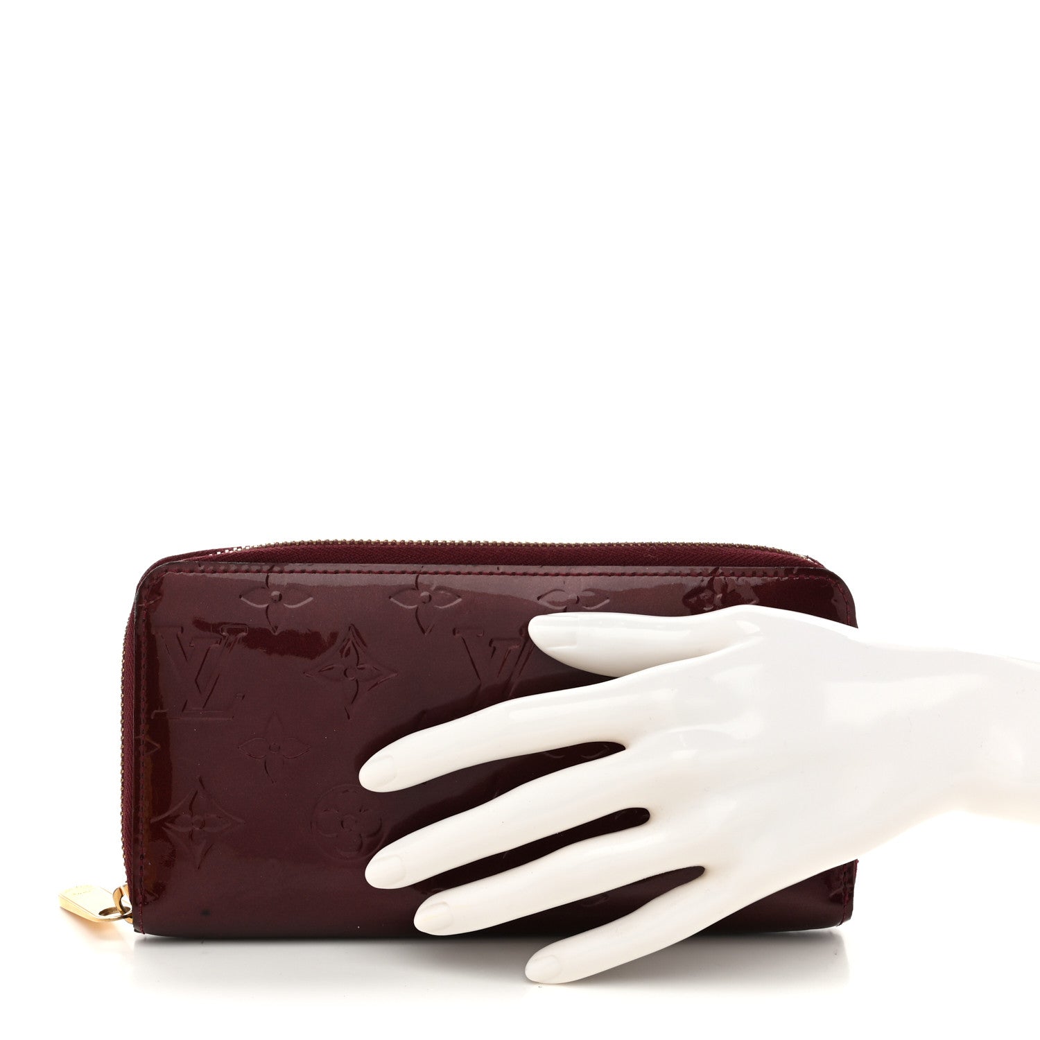 Louis Vuitton Vernis Zippy Wallet Rouge Fauviste