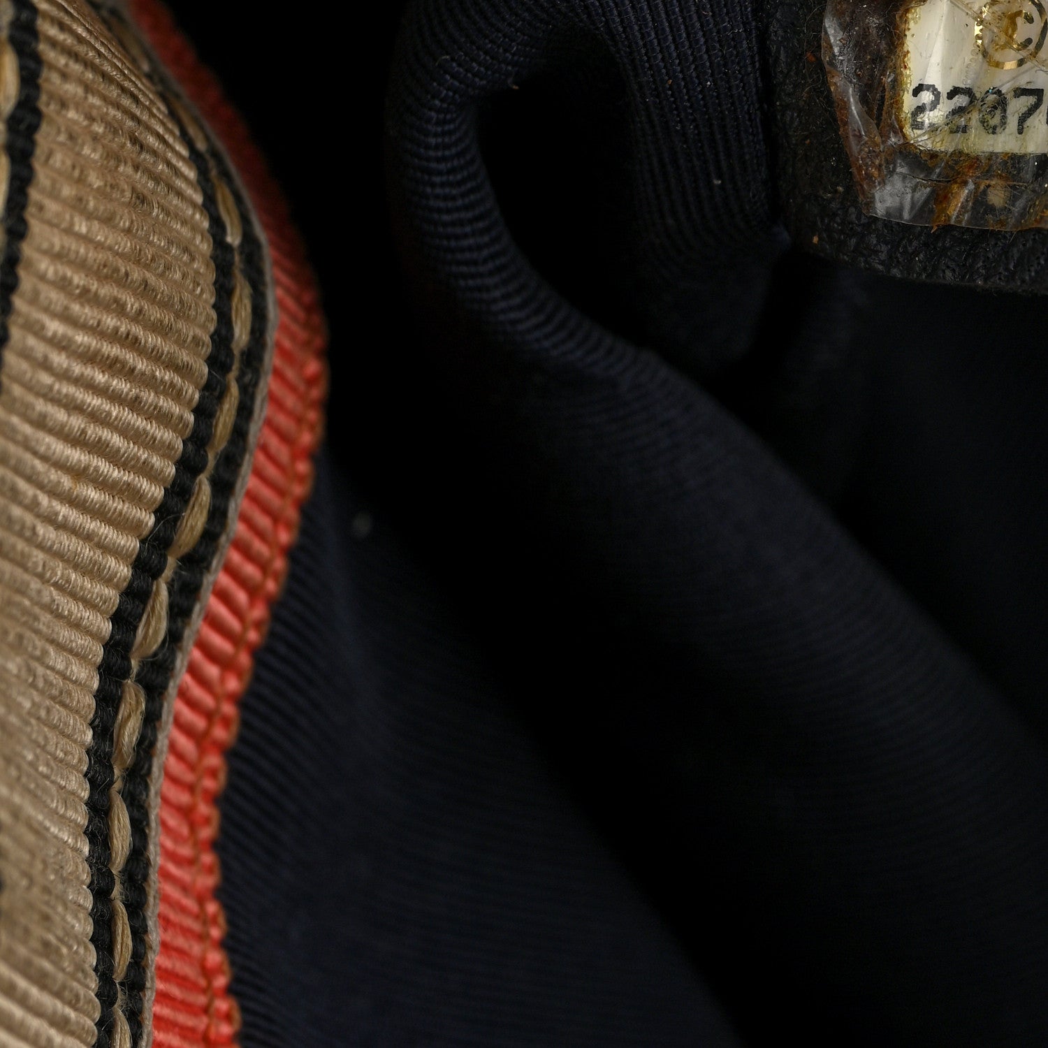 Chanel Denim Pleated Denim Turtle Flap Dark Blue