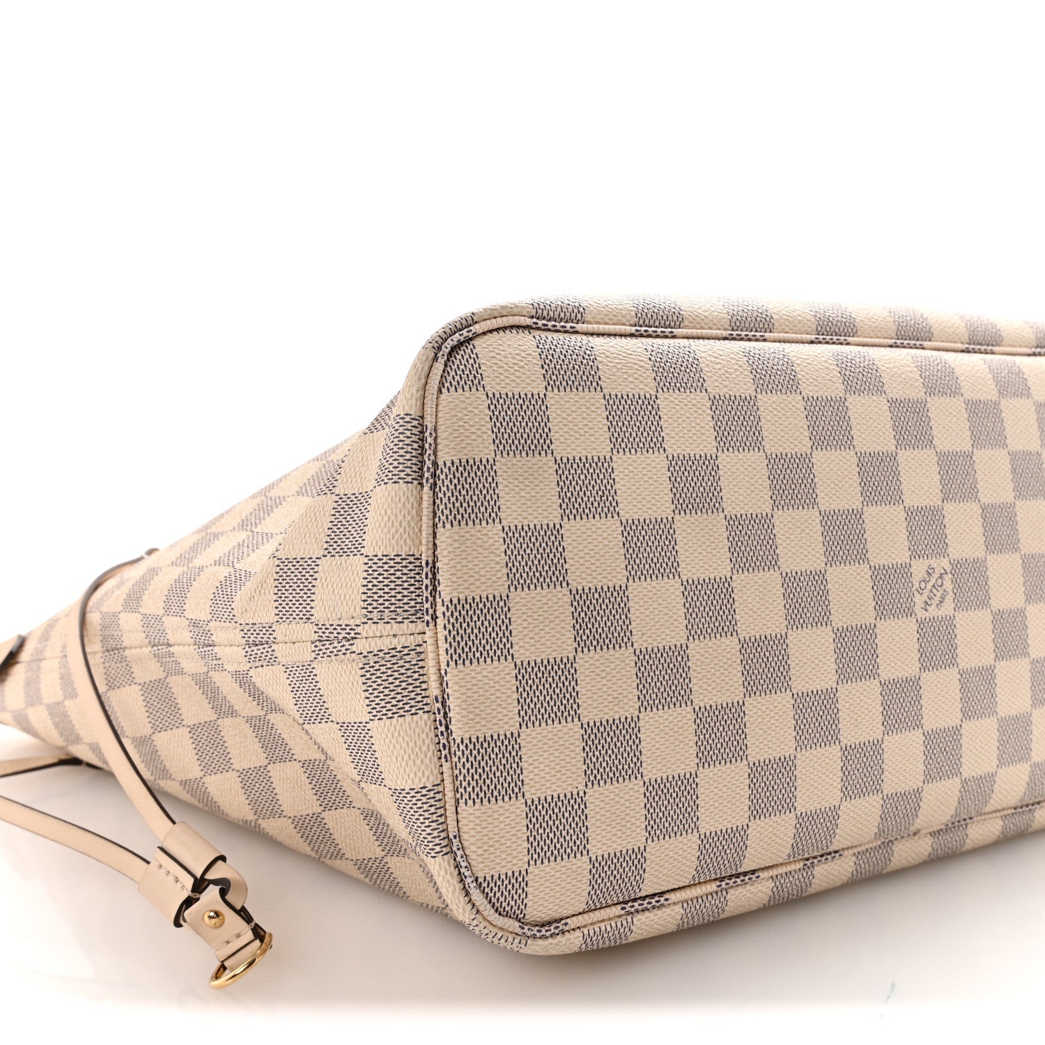 Louis Vuitton Damier Azur Braided Neverfull MM Pink