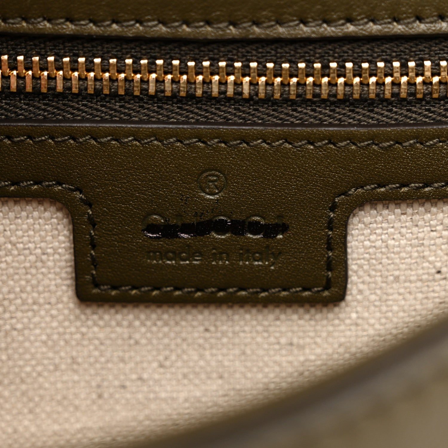 Gucci Roxy Calfskin Medium Blondie Top Handle Bag Forest Green