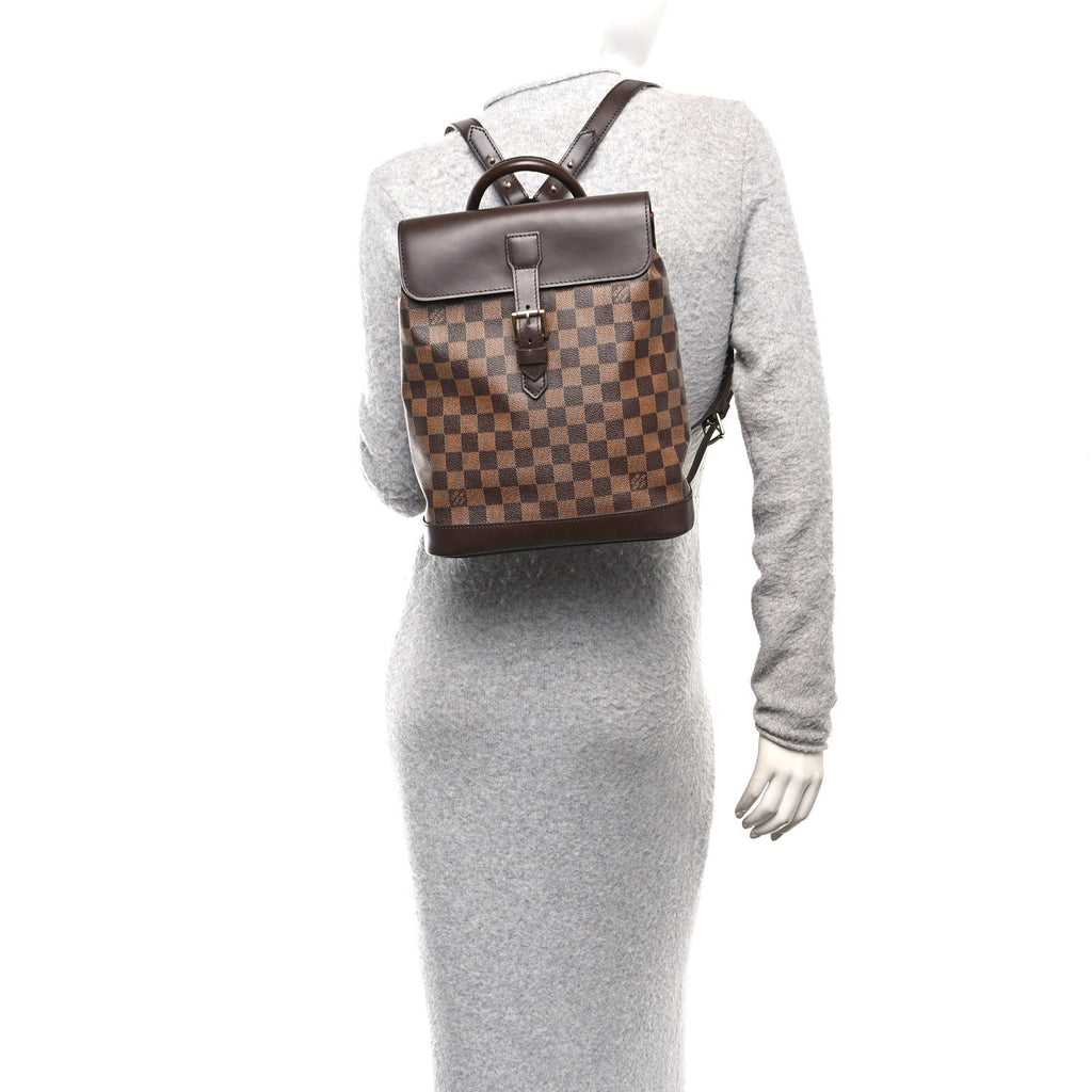 Louis Vuitton Damier Ebene Soho Backpack