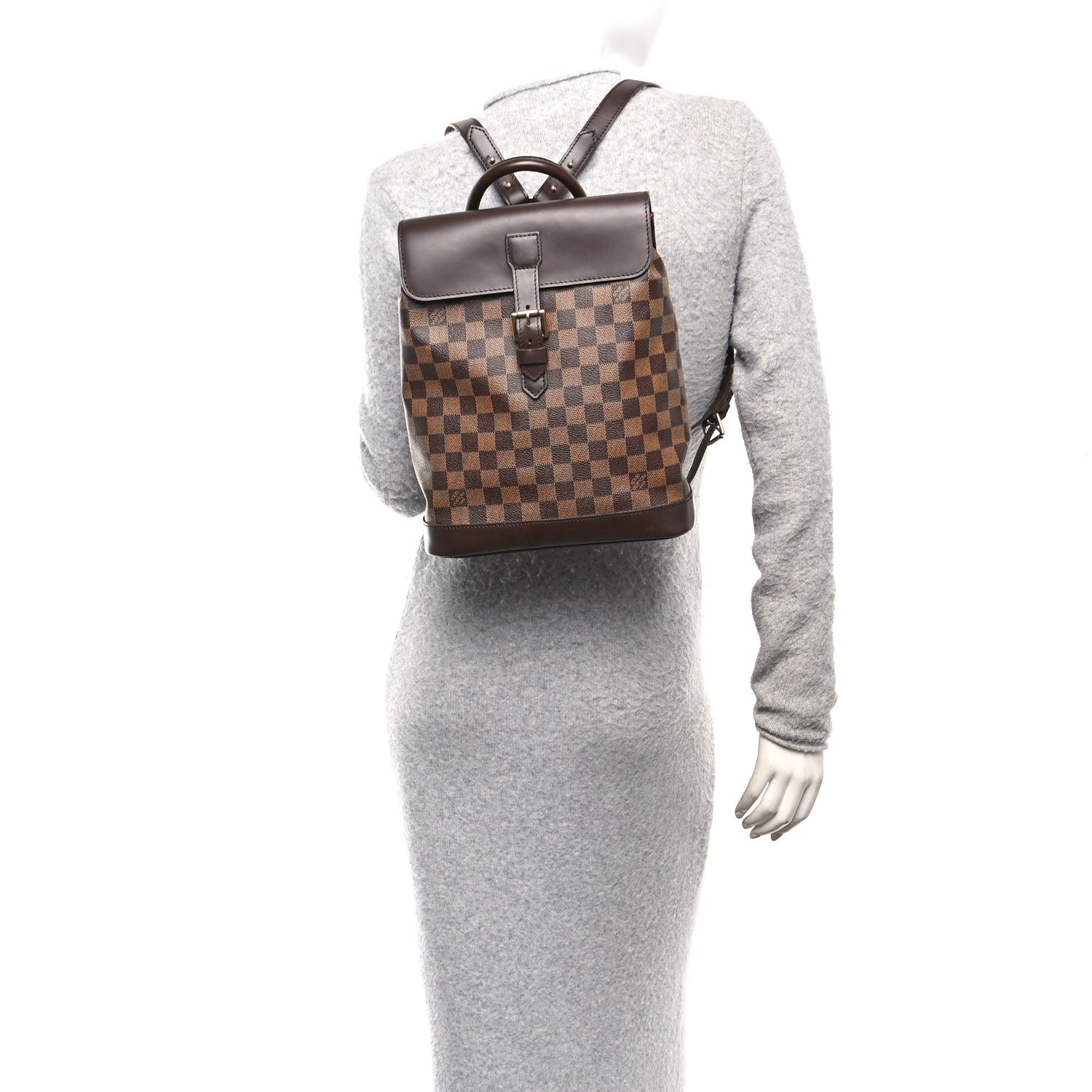 Louis Vuitton Damier Ebene Soho Backpack