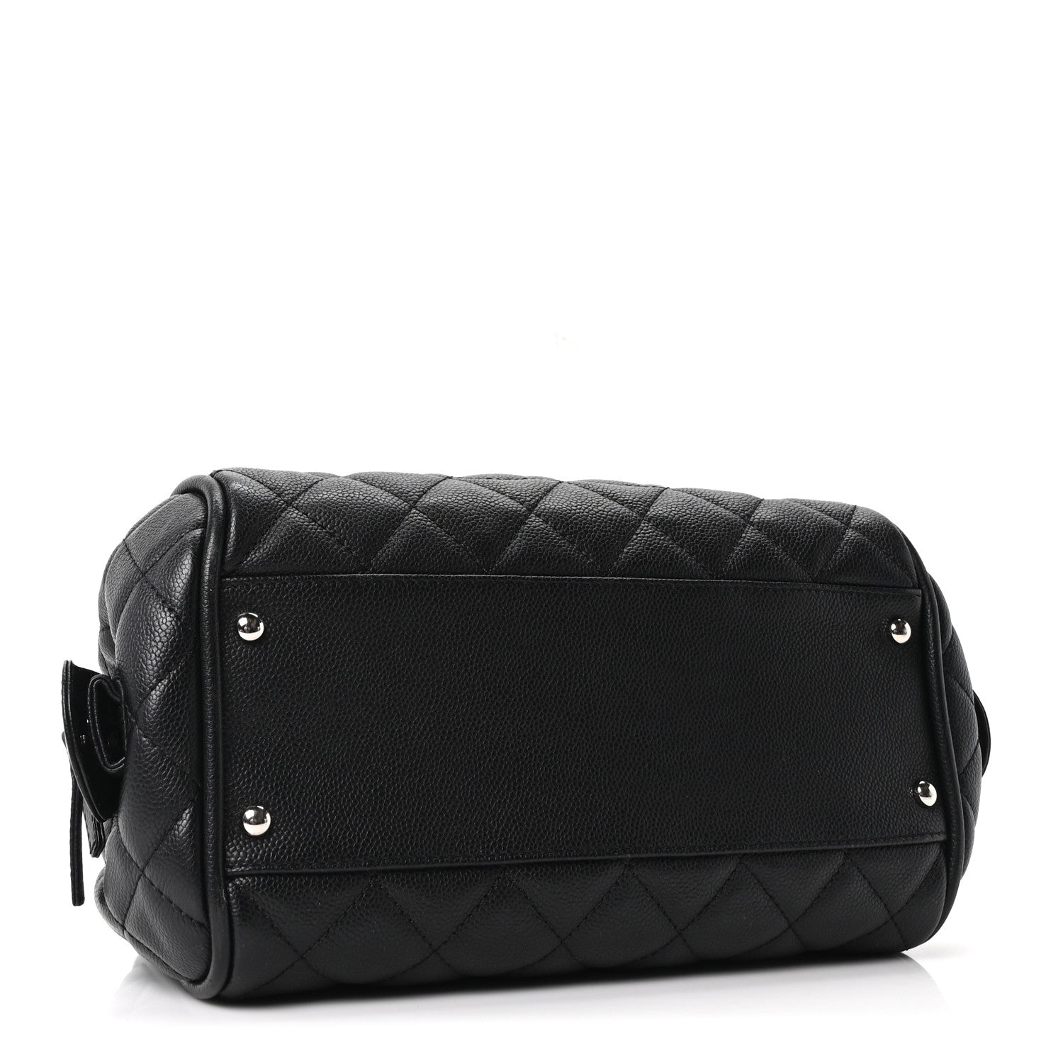 Chanel Caviar Quilted Timeless Bowler Black