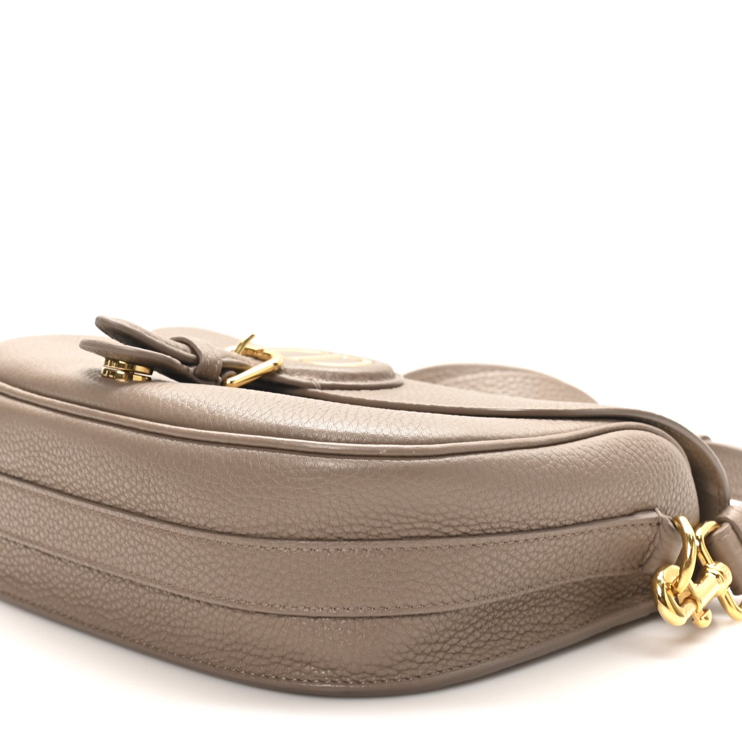 Christian Dior Grained Calfskin Medium Bobby Flap Warm Taupe