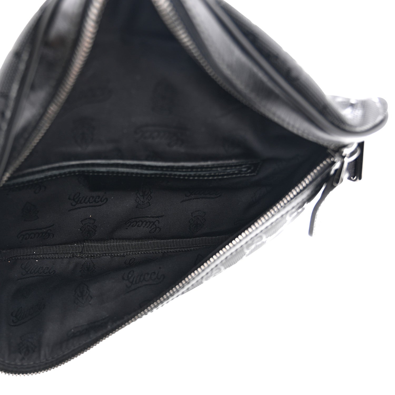 Gucci Imprime Monogram Belt Bag Black