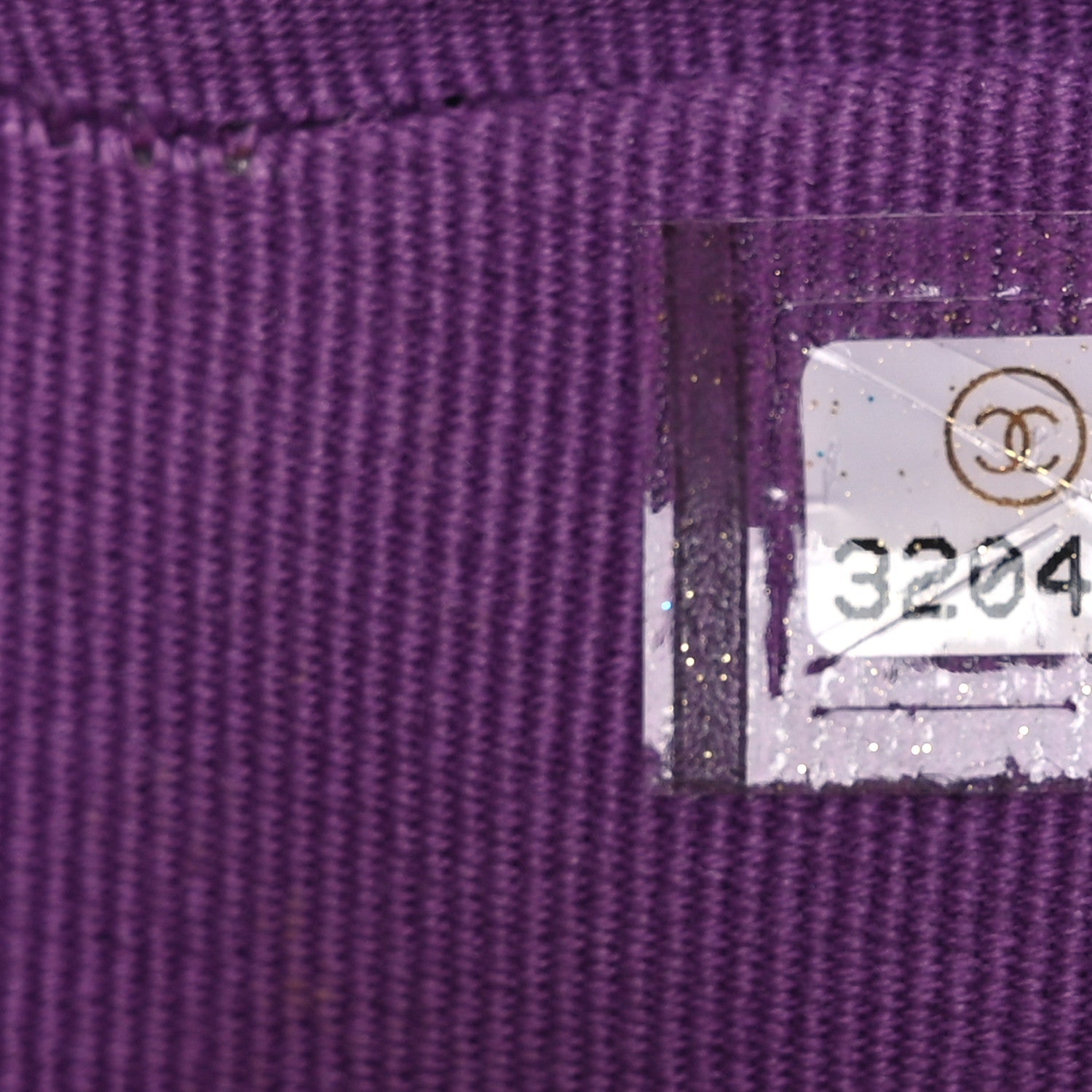 Chanel Lambskin Quilted CC In Love Heart Clutch With Chain Purple