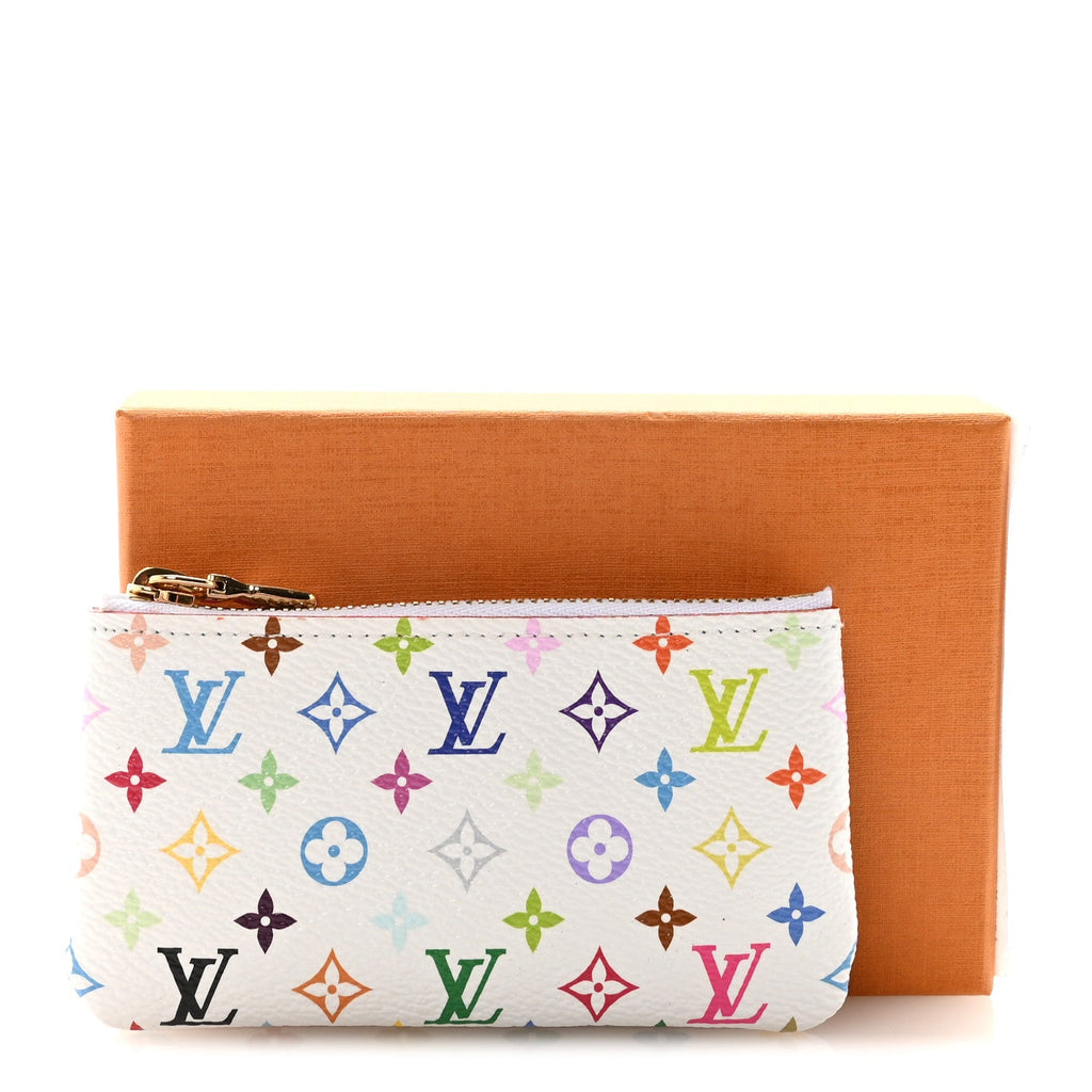 Louis Vuitton LV X TM Monogram Multicolor Key Pouch White
