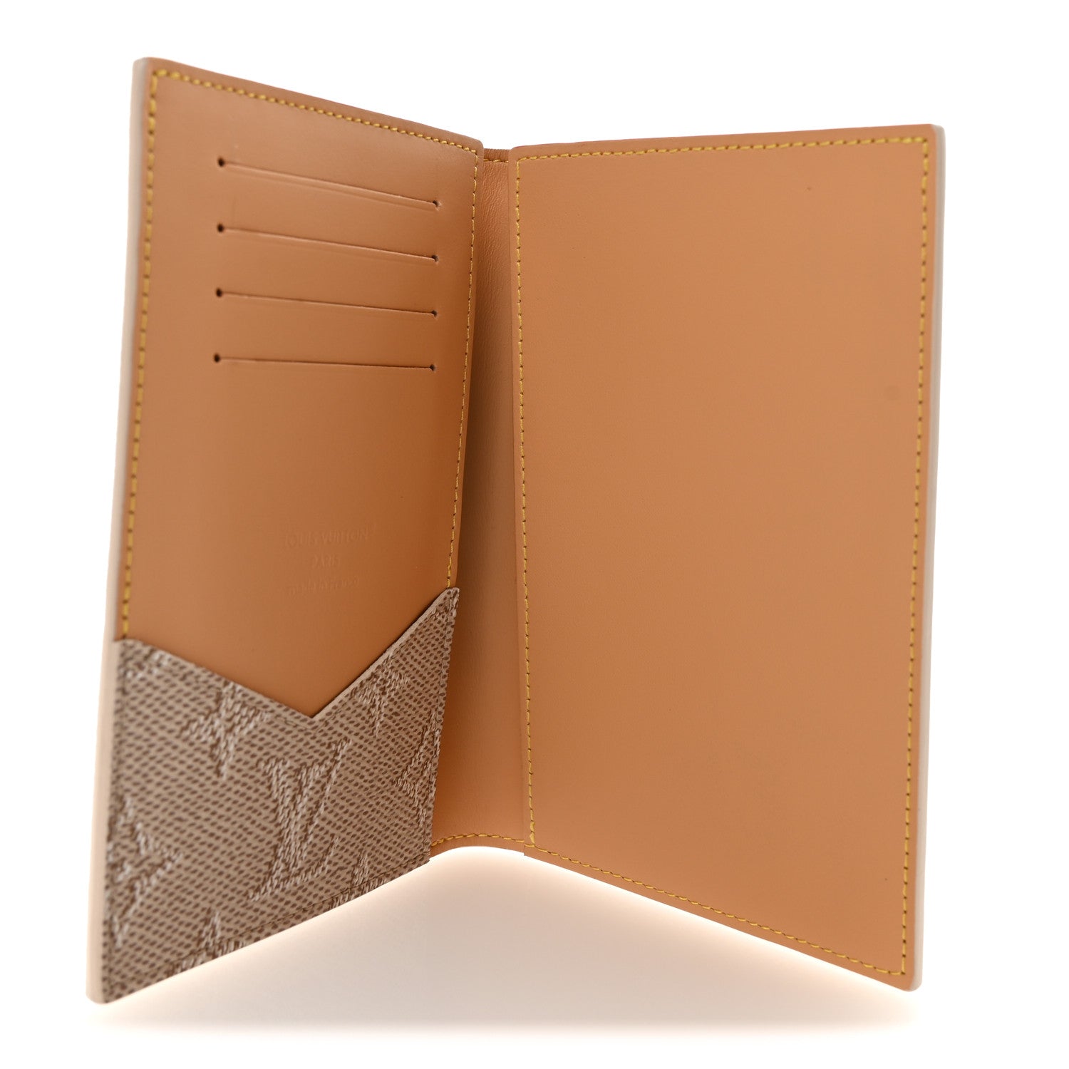Louis Vuitton Monogram Heritage Passport Cover Lin