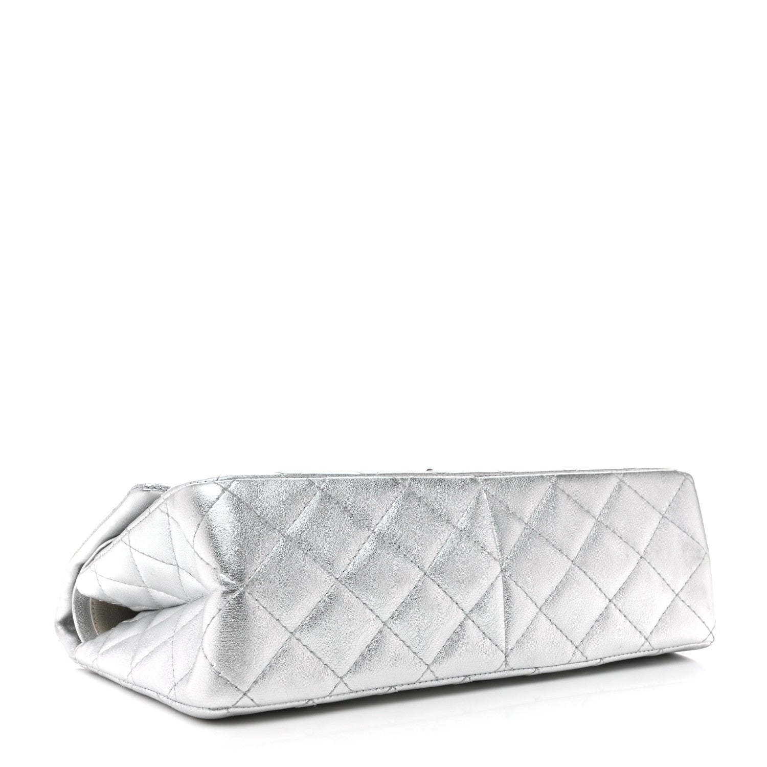 Chanel Metallic Lambskin Quilted 2.55 Reissue 226 Flap Silver