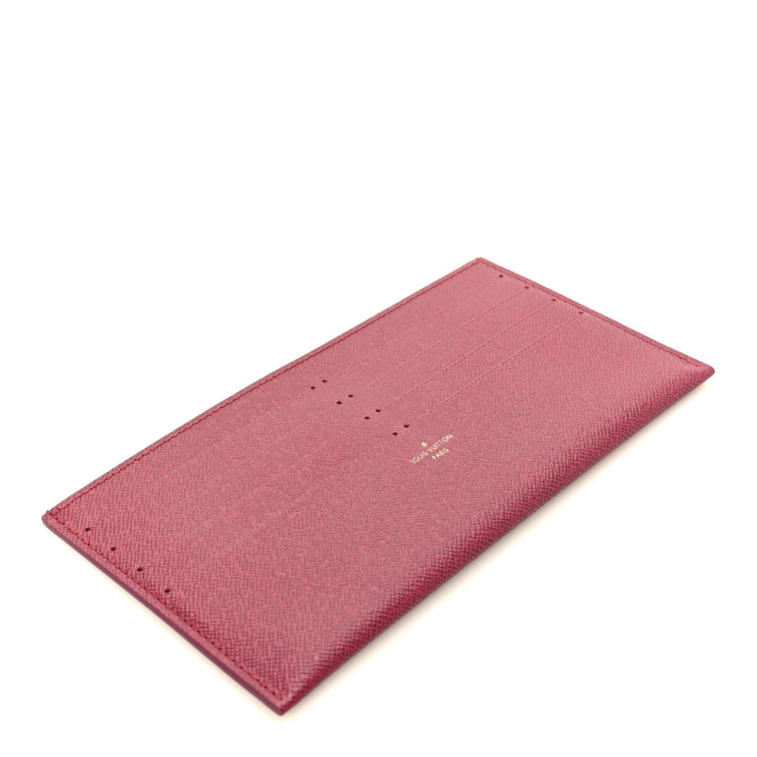 Louis Vuitton Calfskin Pochette Felicie Card Holder Insert Fuchsia