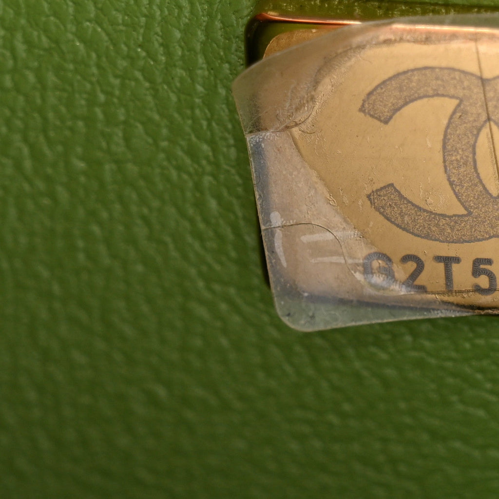 Chanel Caviar Quilted Small Double Flap Green