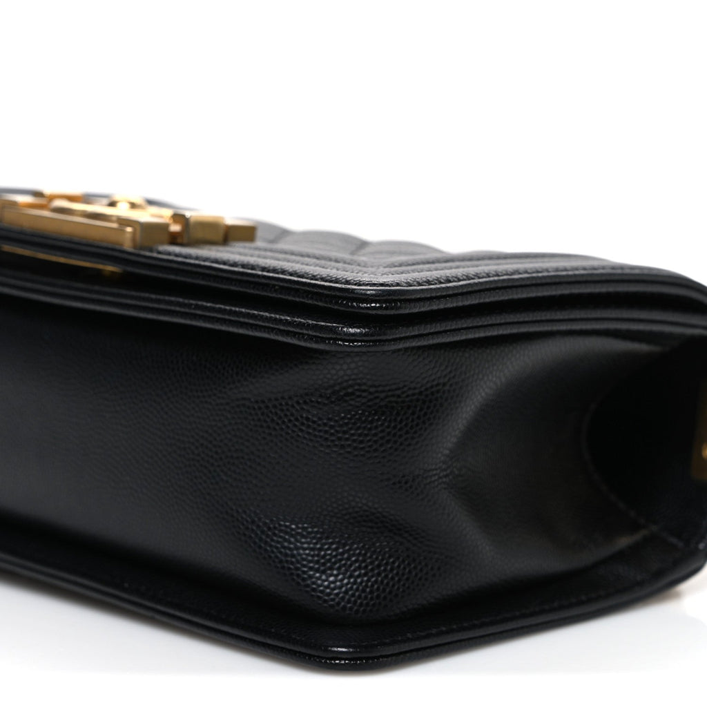 Chanel Caviar Quilted Small Boy Flap Black