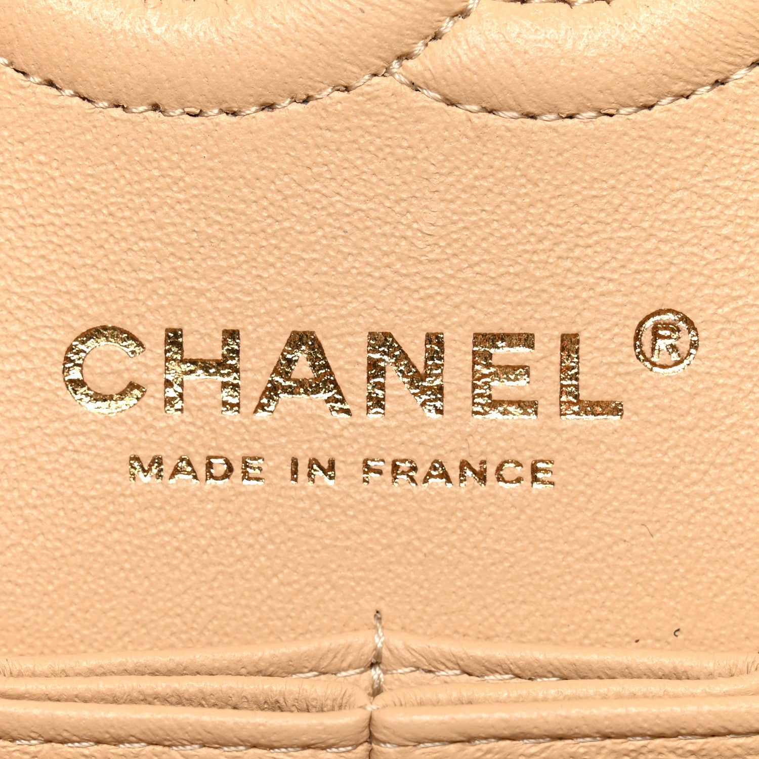 Chanel Caviar Quilted Small Double Flap Beige