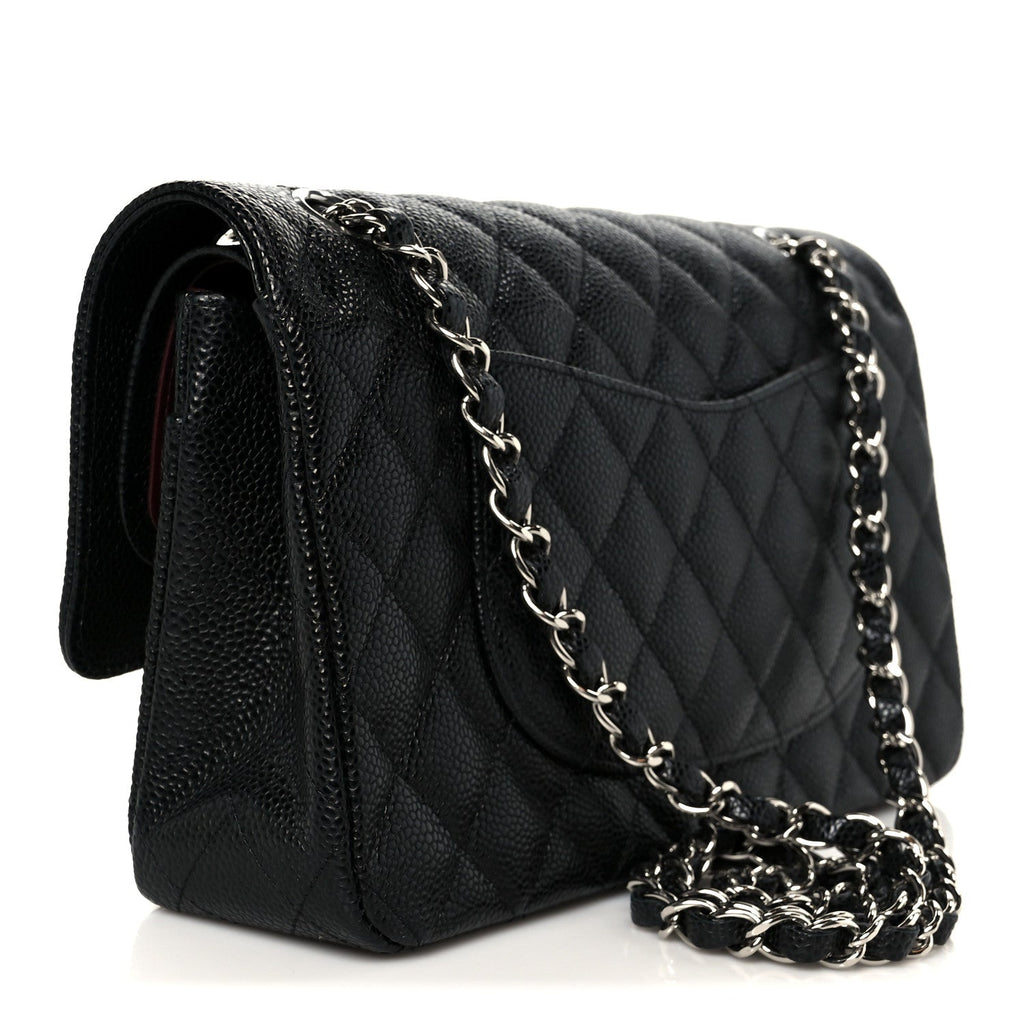 Chanel Caviar Quilted Medium Double Flap Black