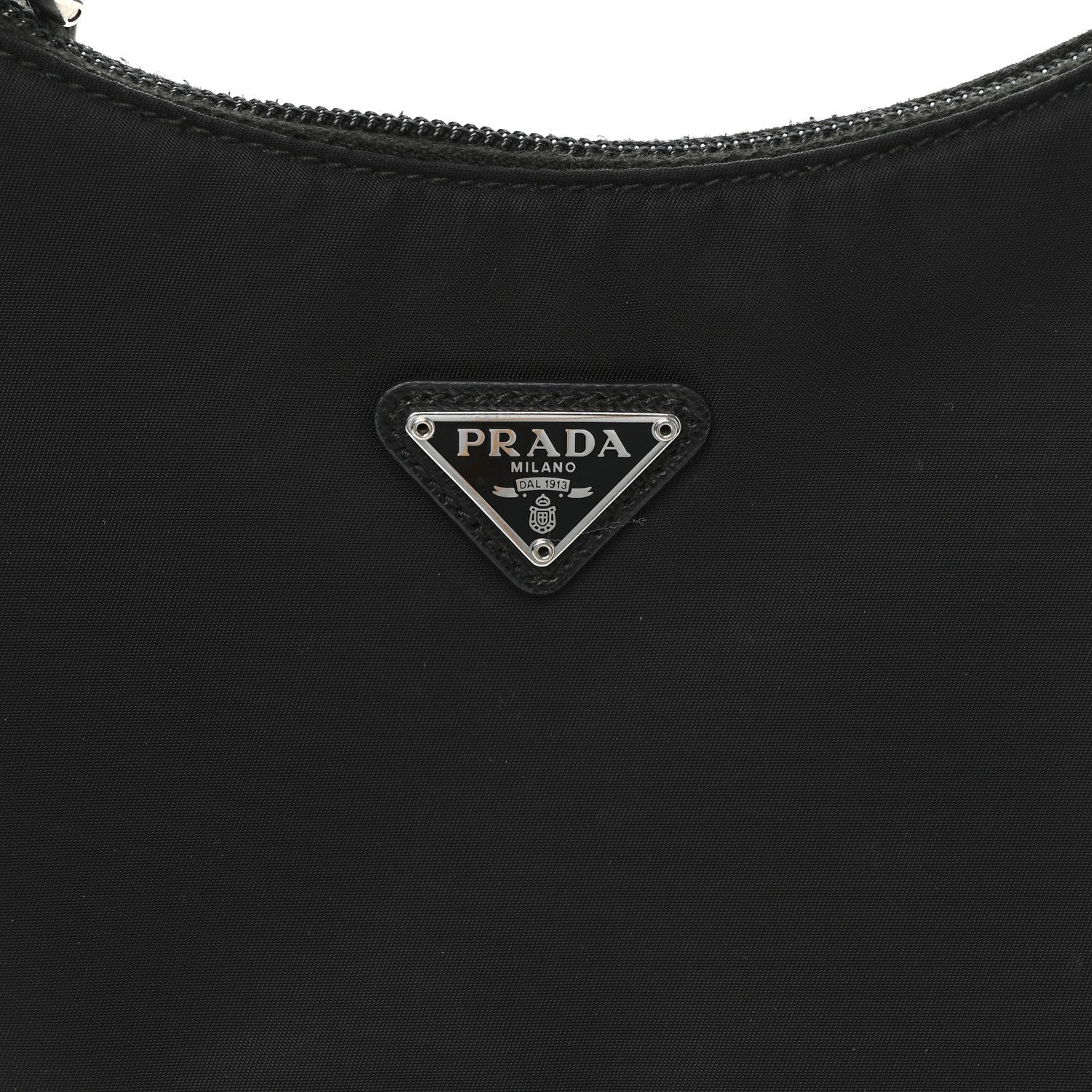 Prada Tessuto Nylon Mini Re-Edition 2000 Bag Black