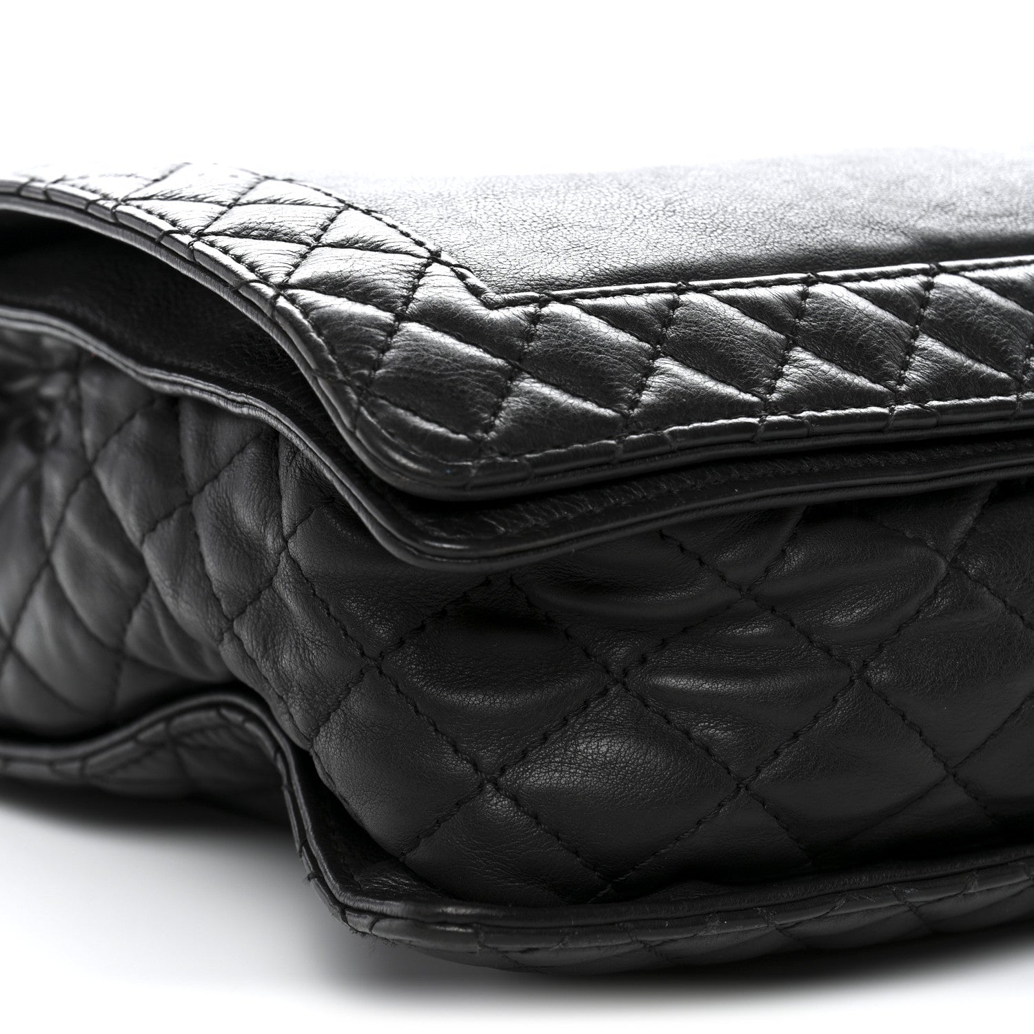 Chanel Calfskin Large Boy Reverso Flap Black