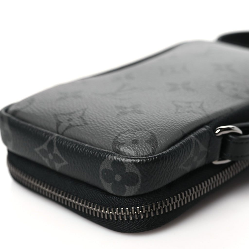 Louis Vuitton Monogram Eclipse Reverse Double Phone Pouch