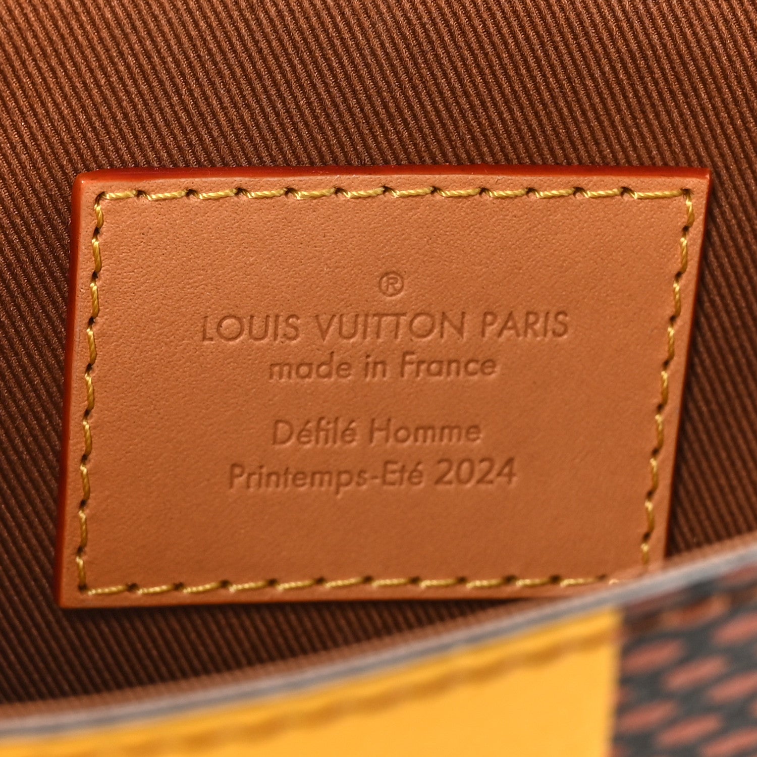Louis Vuitton Damier Pop Nano Steamer Yellow