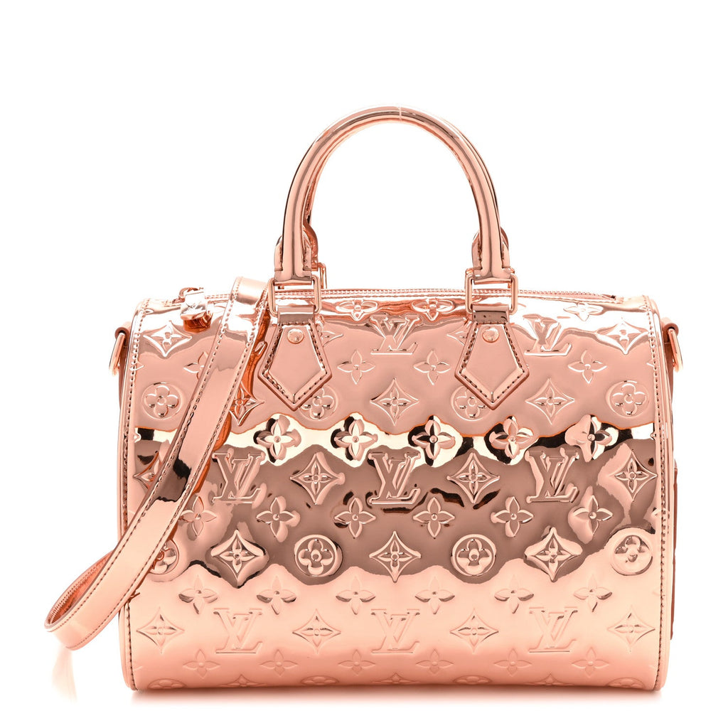 Louis Vuitton Monogram Miroir Speedy Bandouliere 25 Copper